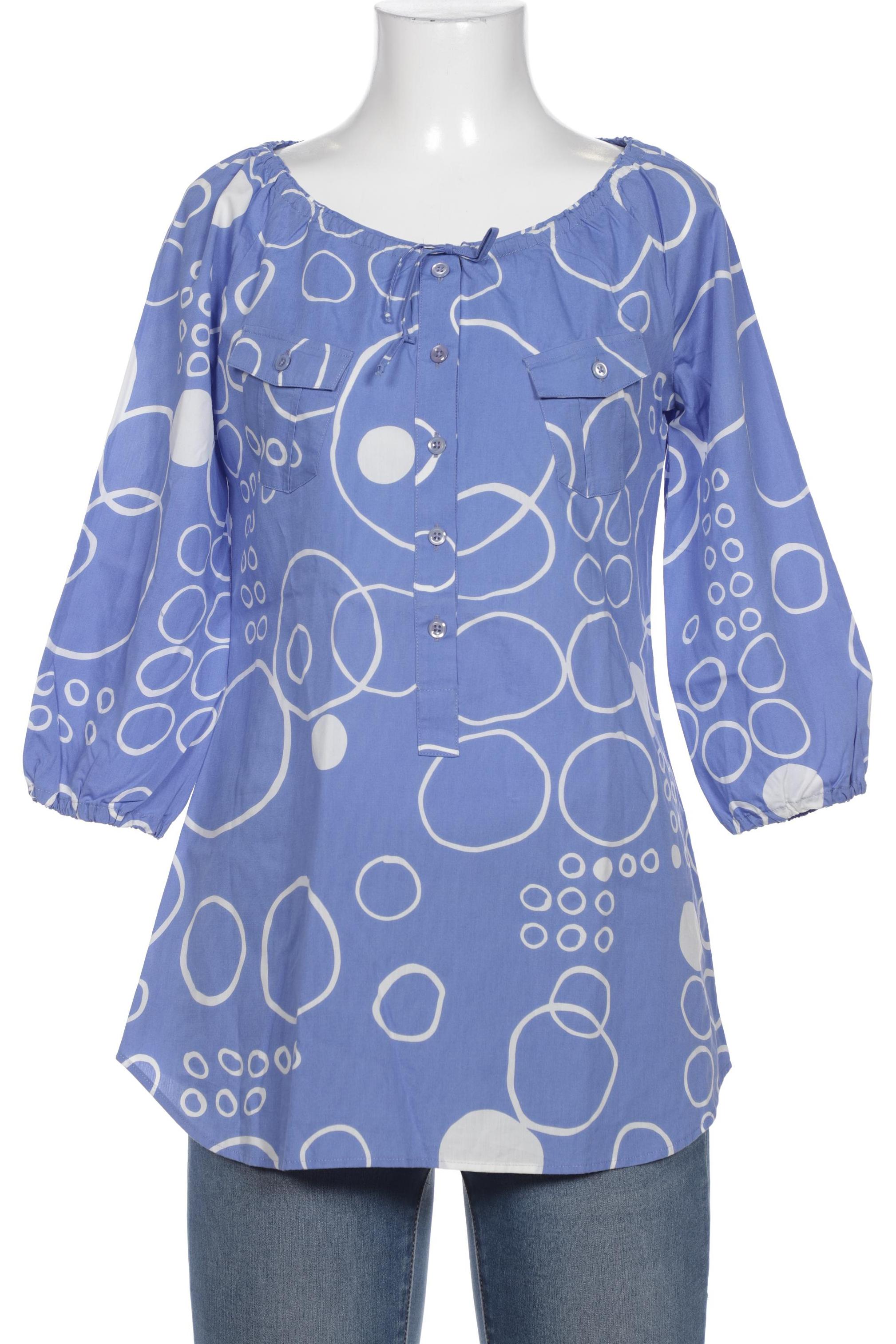 

eterna Damen Bluse, blau, Gr. 34