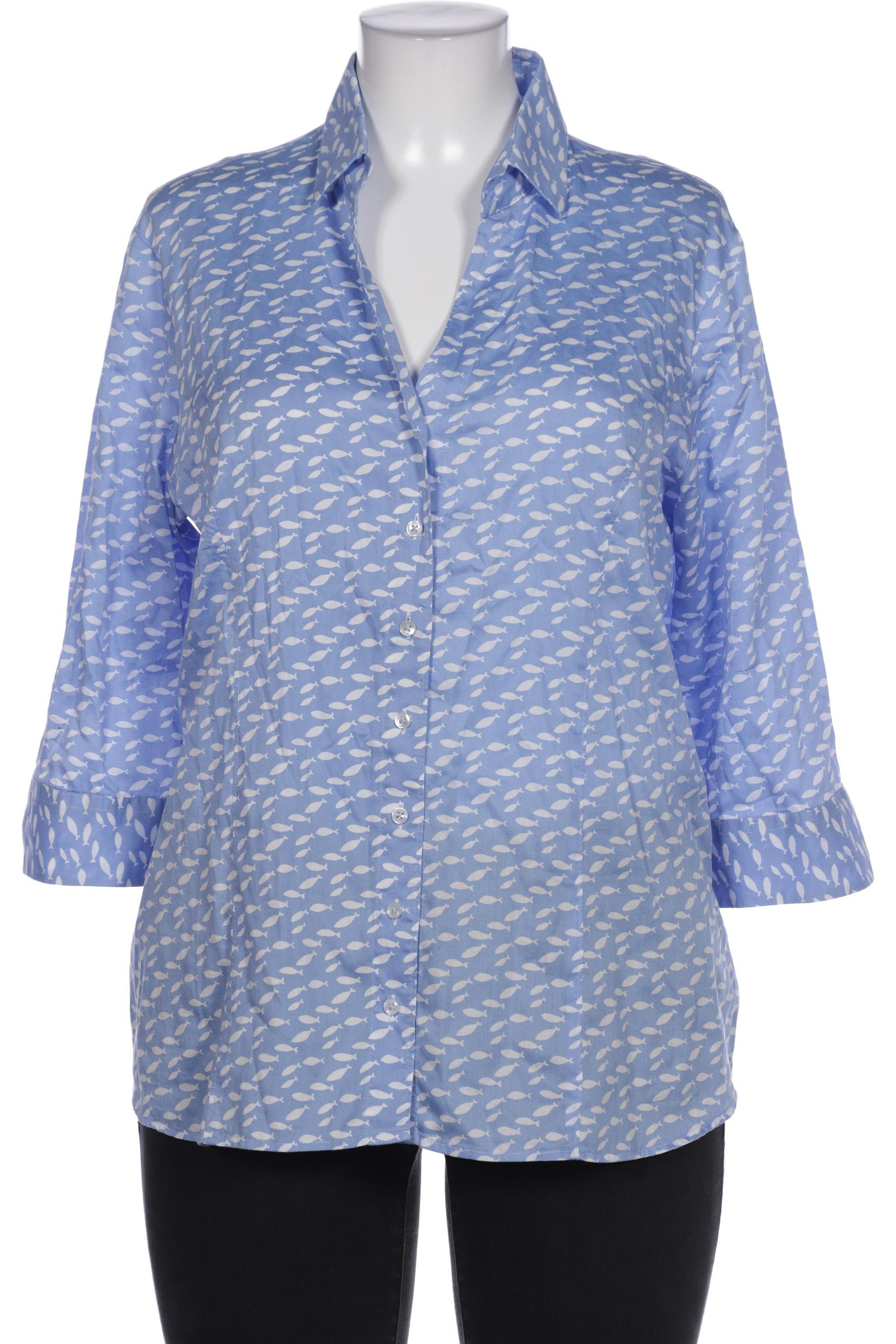 

eterna Damen Bluse, blau, Gr. 46