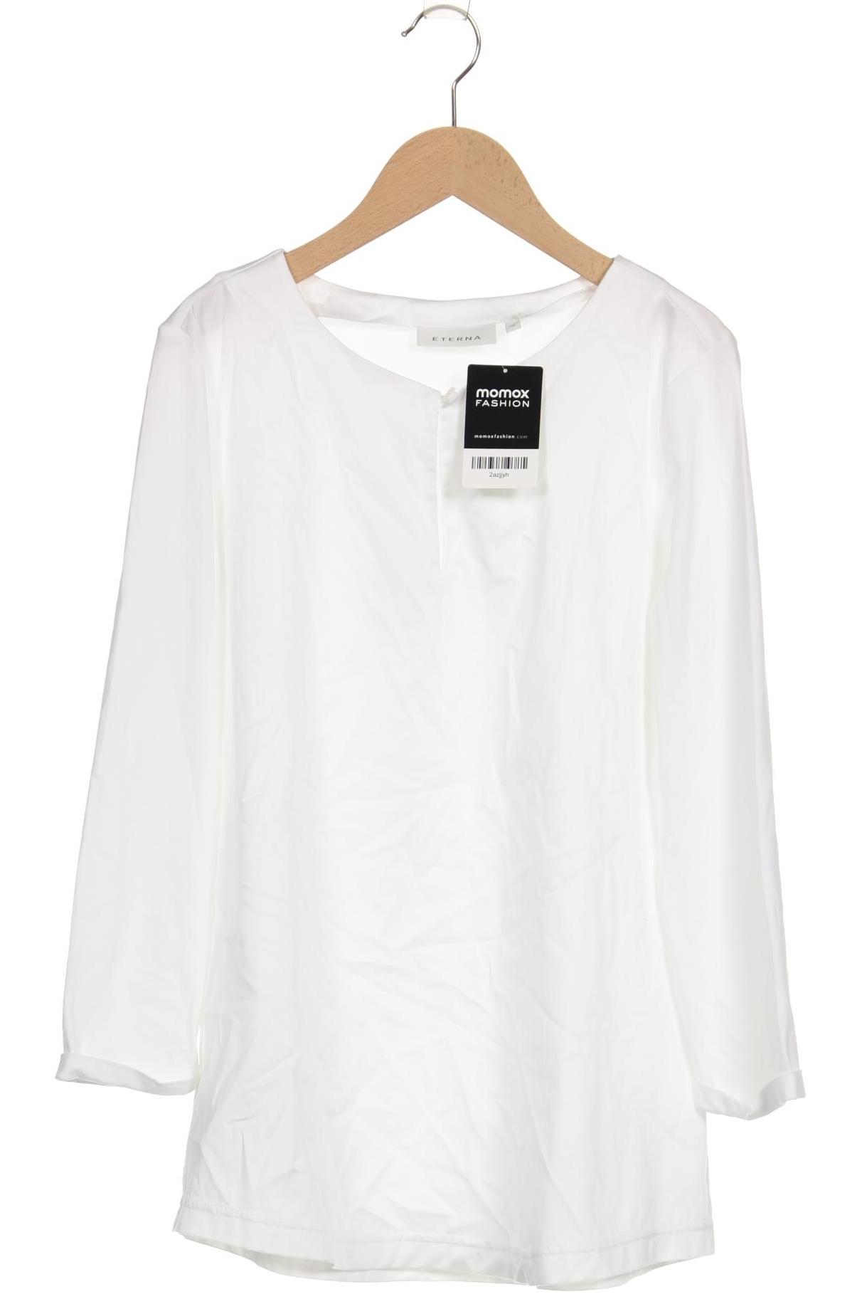 

eterna Damen Langarmshirt, weiß, Gr. 36