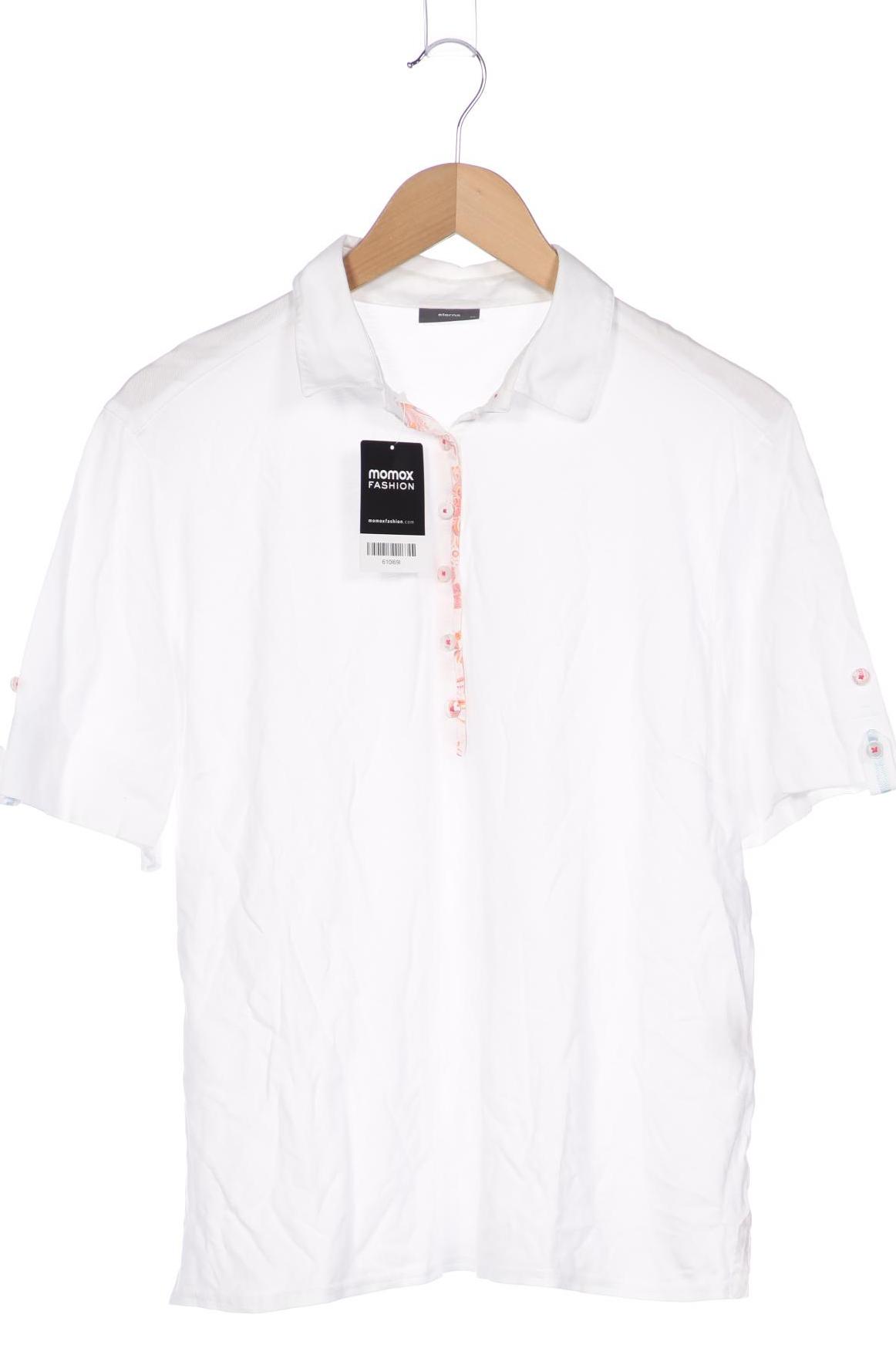 

eterna Damen Poloshirt, weiß, Gr. 46