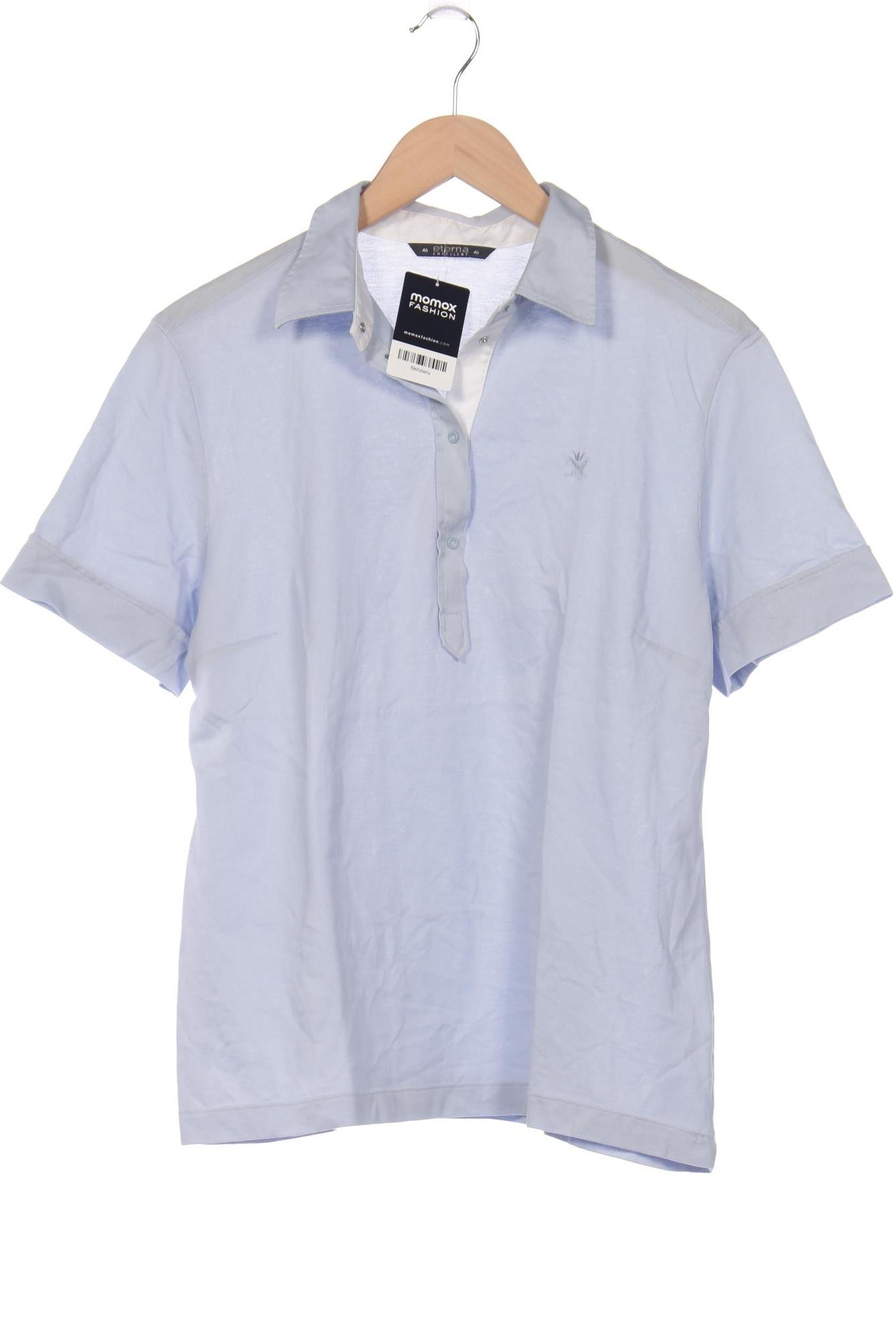 

eterna Damen Poloshirt, hellblau, Gr. 46