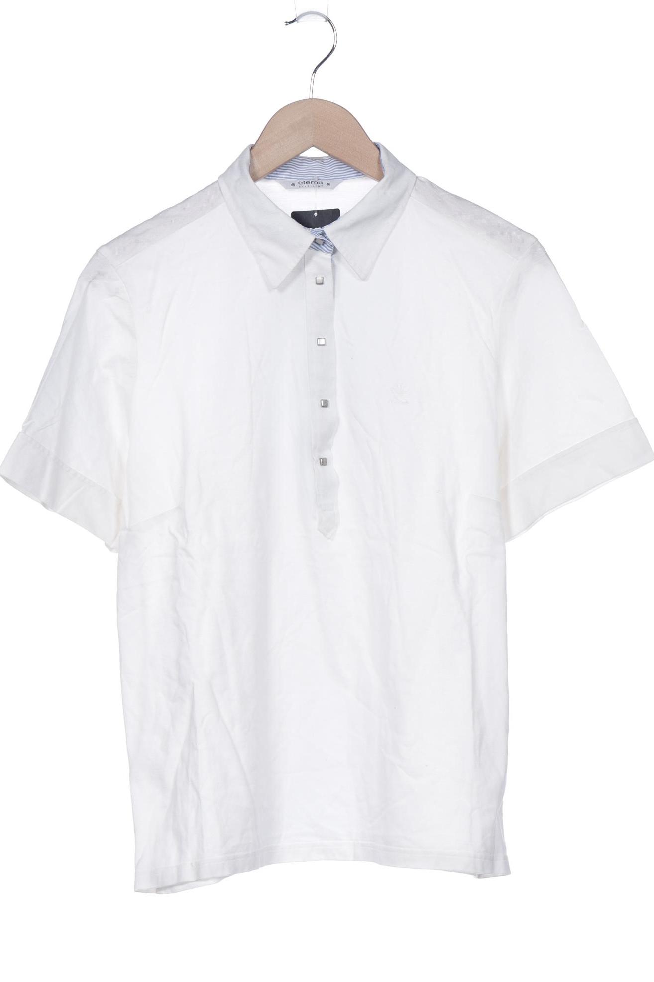 

eterna Damen Poloshirt, cremeweiß, Gr. 46