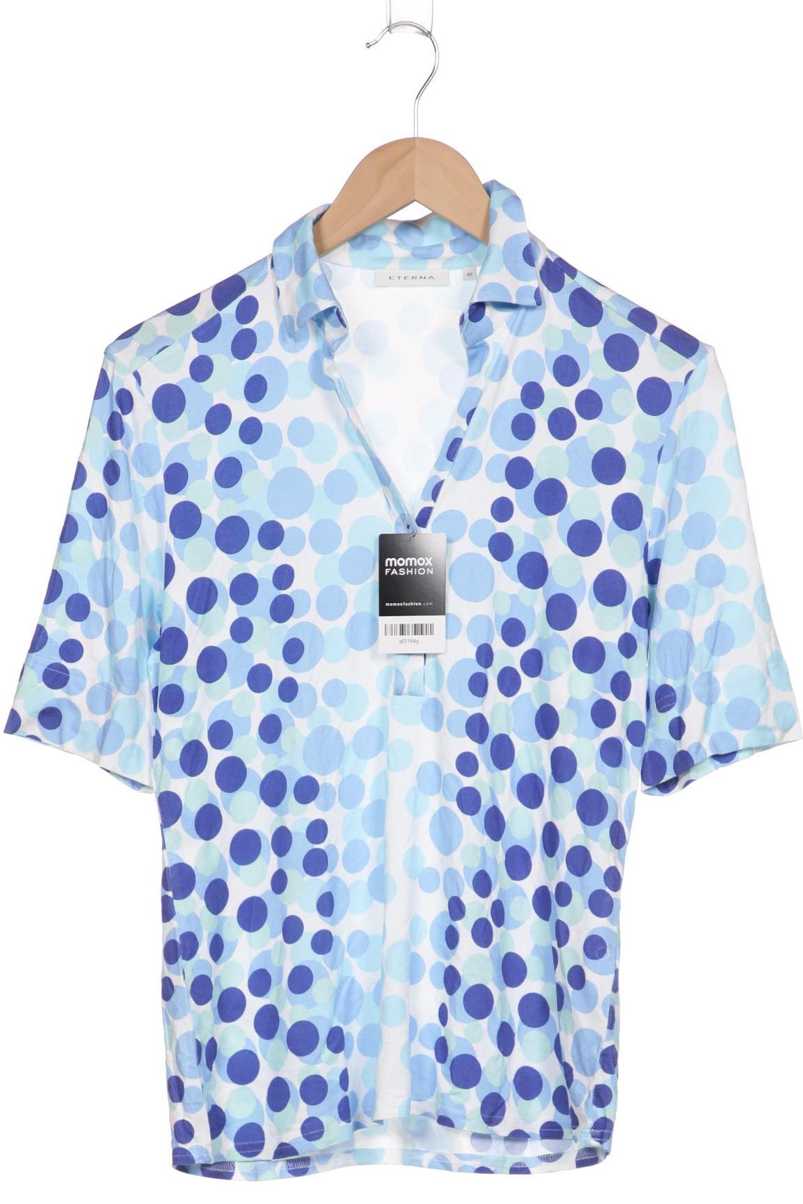 

eterna Damen Poloshirt, blau, Gr. 40