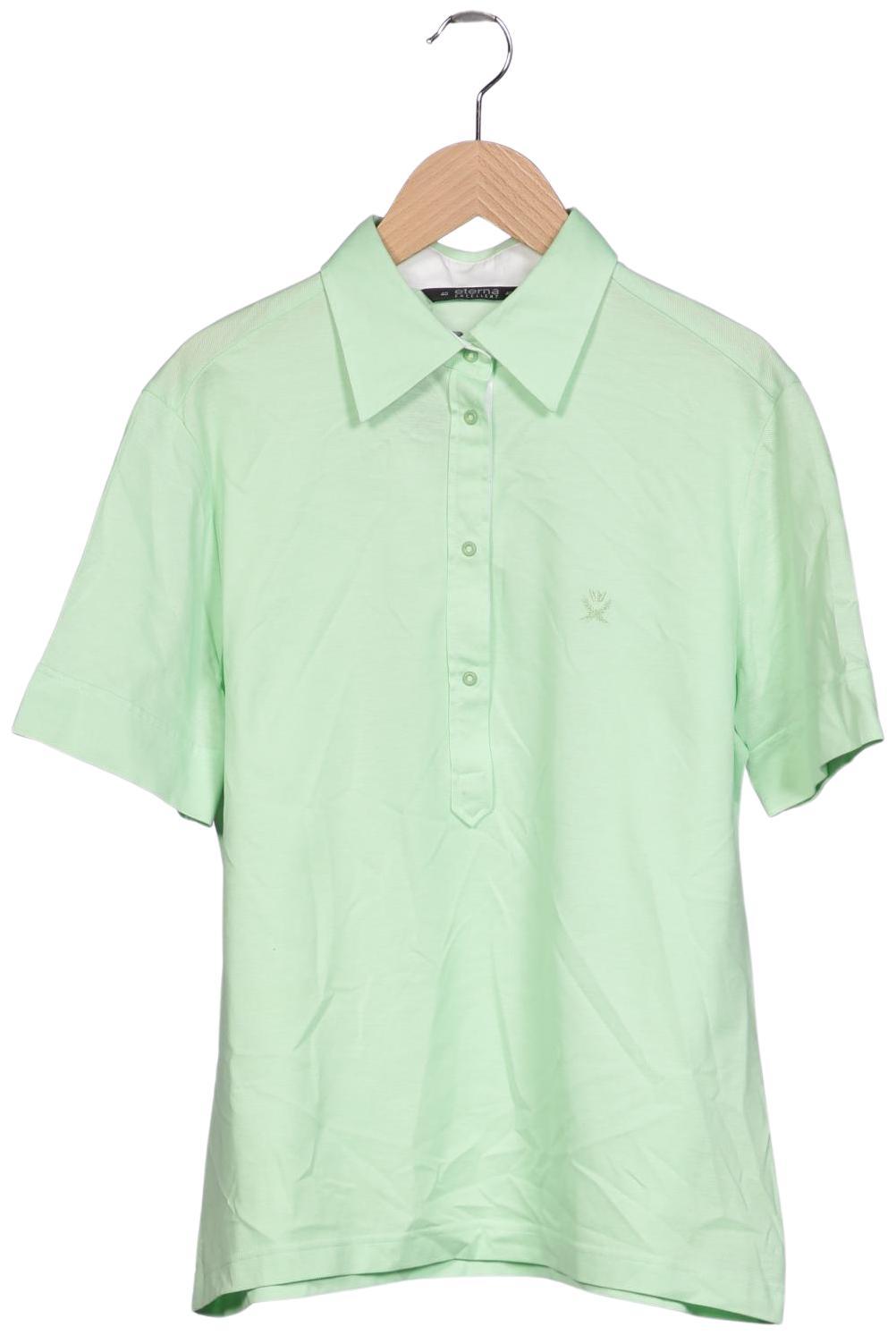 

eterna Damen Poloshirt, hellgrün, Gr. 40