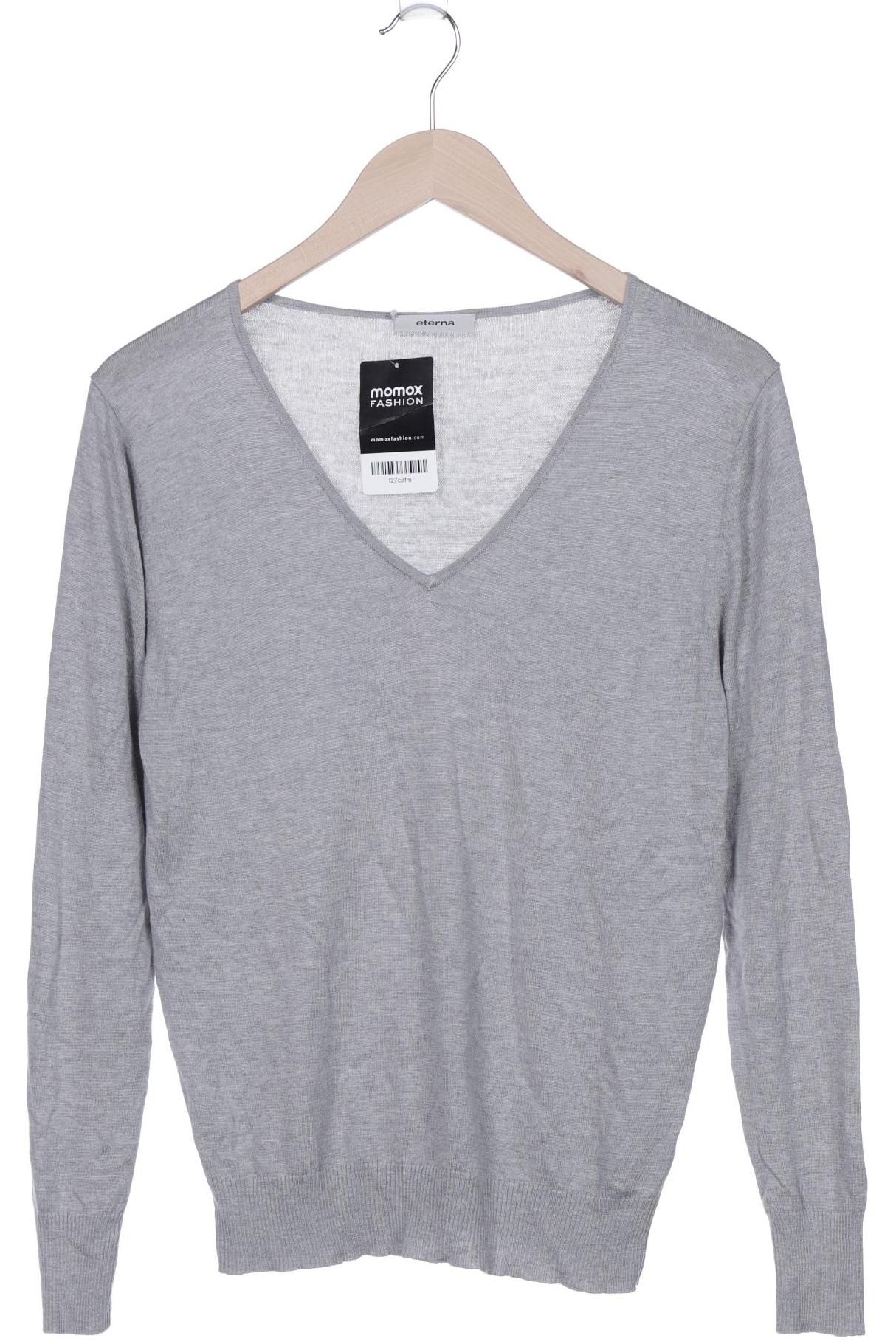 

eterna Damen Pullover, grau, Gr. 38