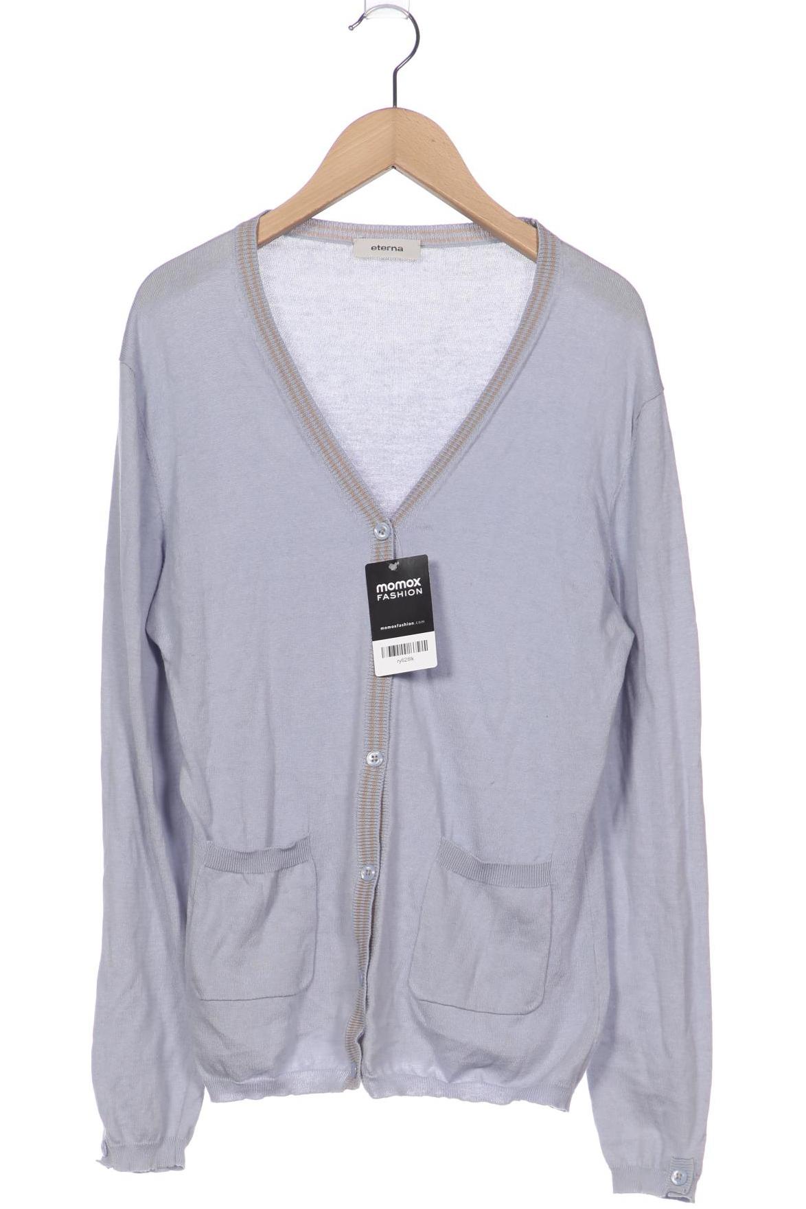 

eterna Damen Strickjacke, hellblau, Gr. 38