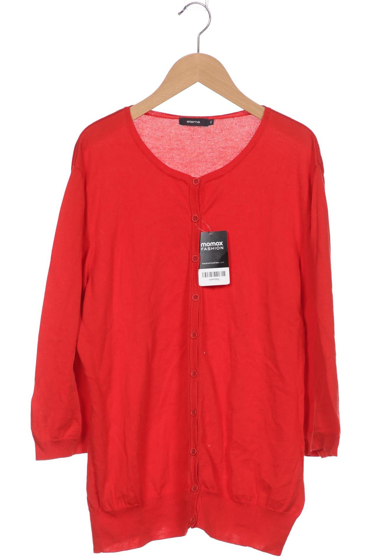 

eterna Damen Strickjacke, rot, Gr. 46