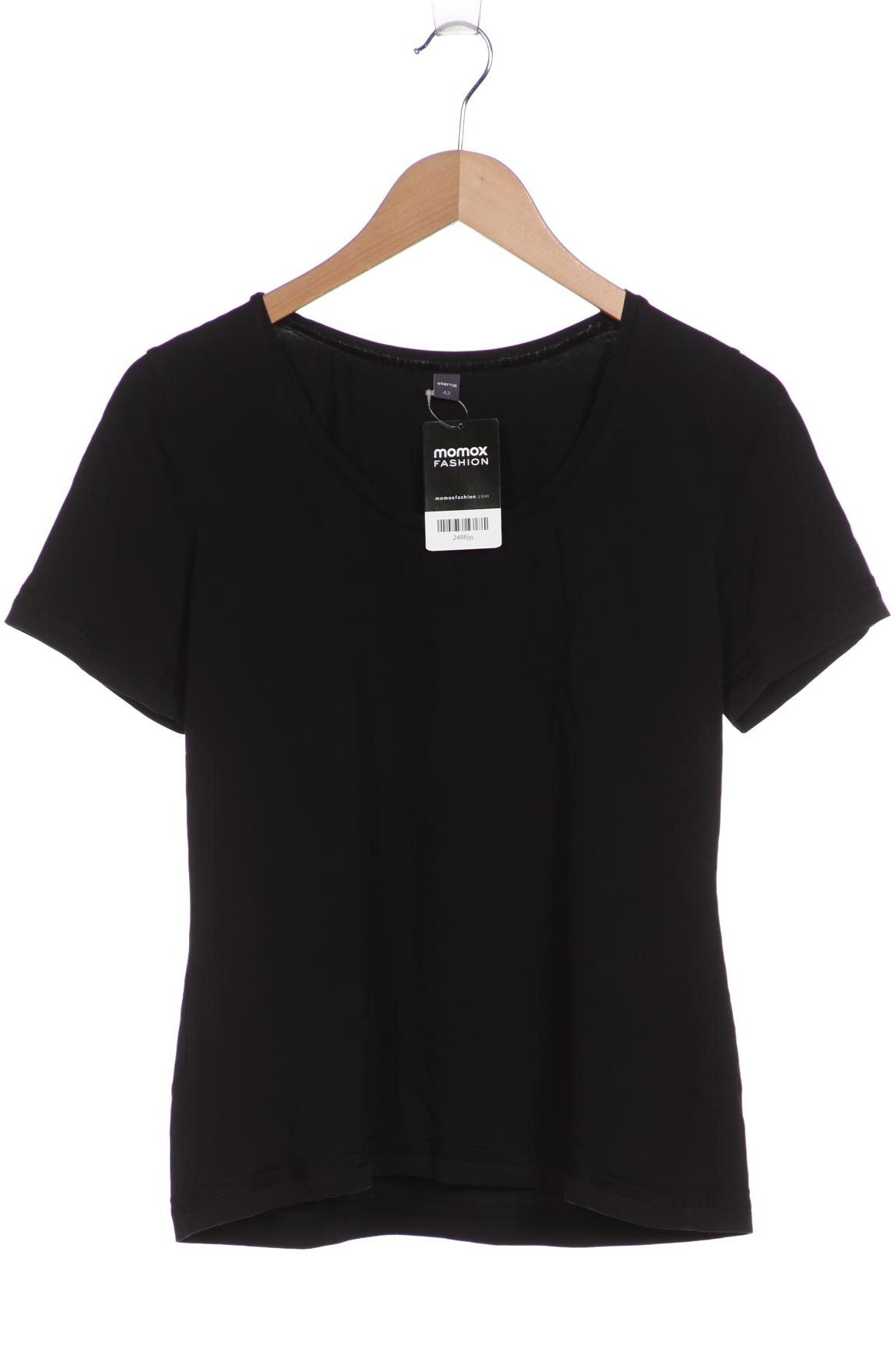 

eterna Damen T-Shirt, schwarz, Gr. 42