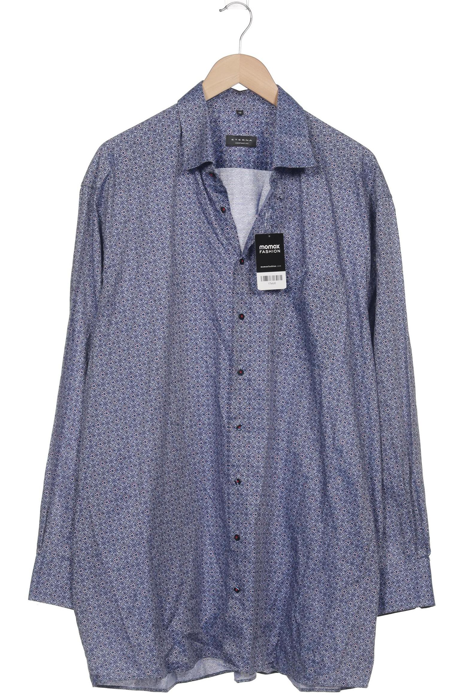 

eterna Herren Hemd, blau, Gr. 48