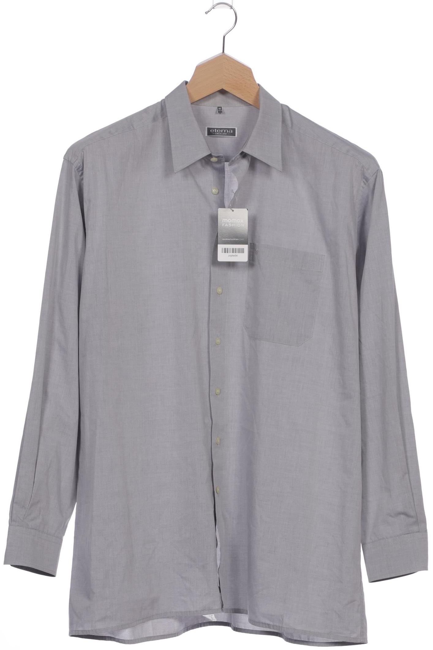 

eterna Herren Hemd, grau, Gr. 56