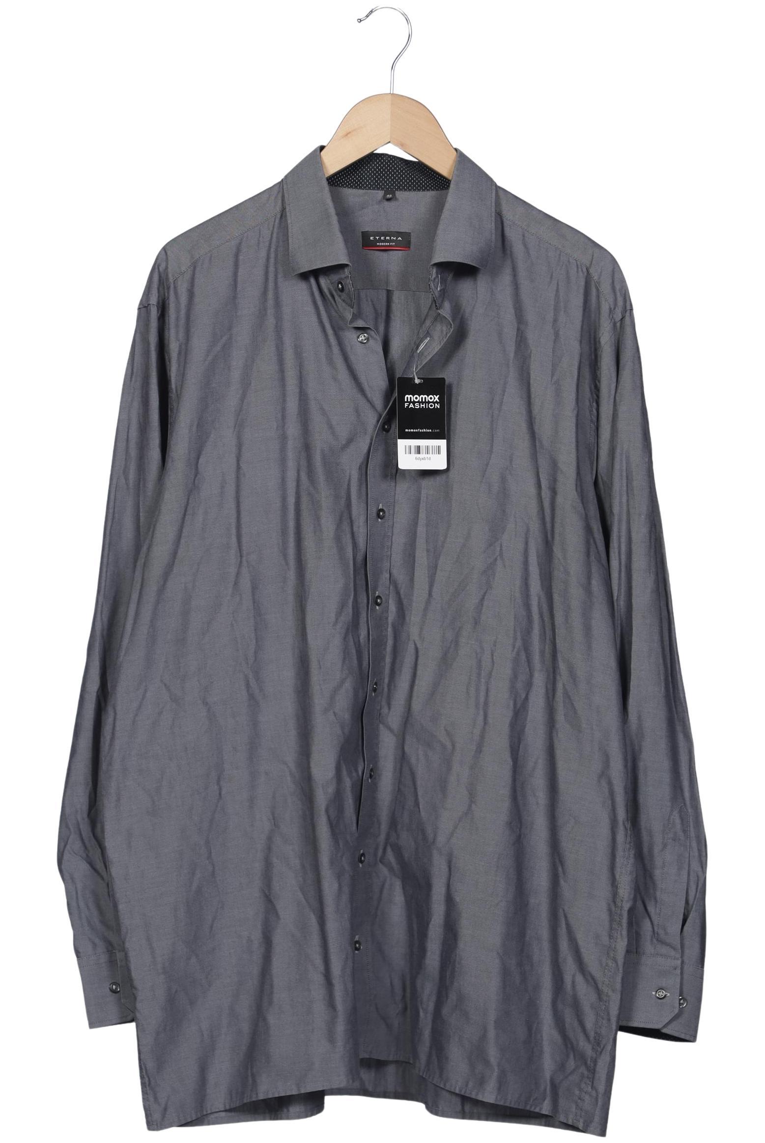 

eterna Herren Hemd, grau, Gr. 56
