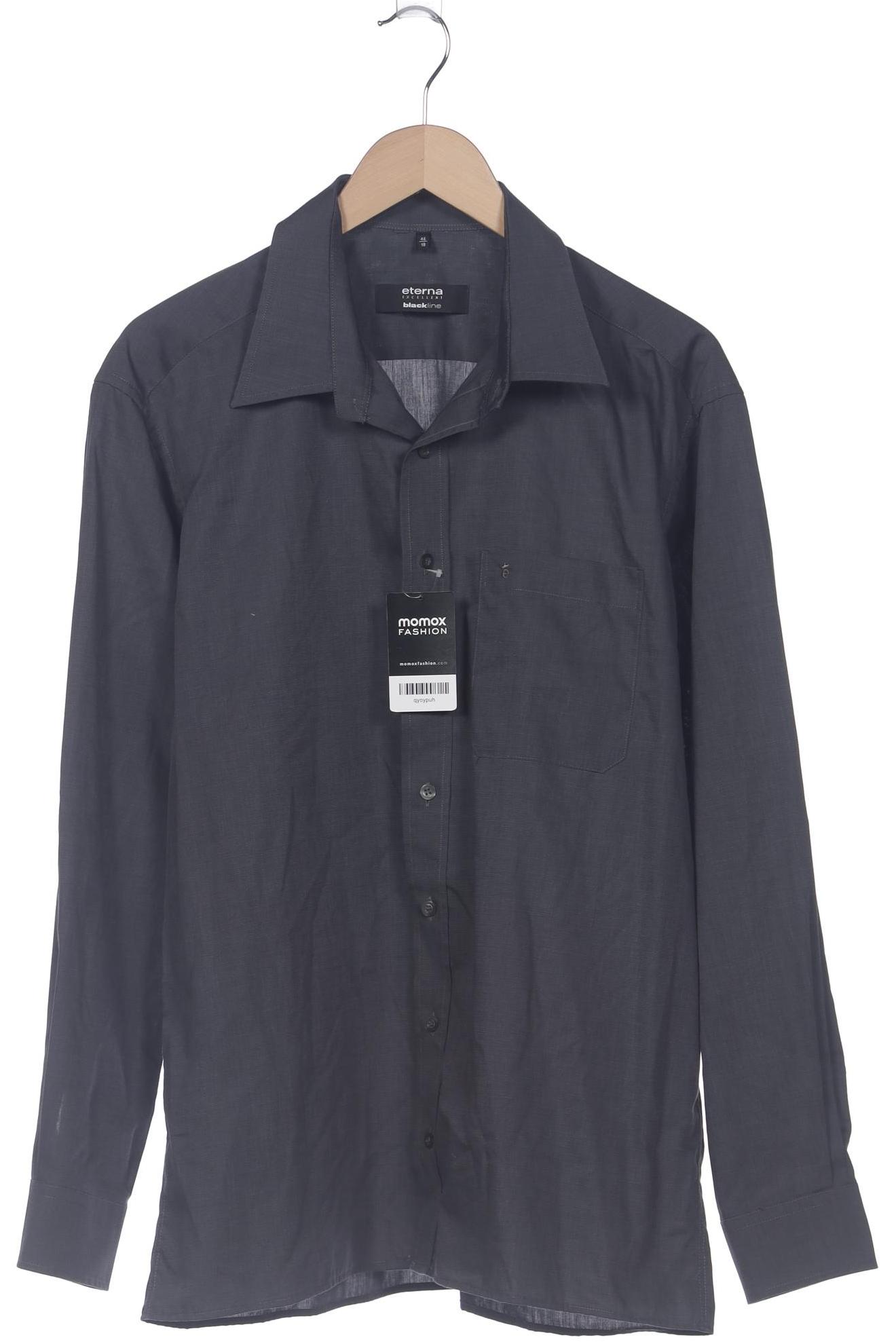

eterna Herren Hemd, grau, Gr. 56