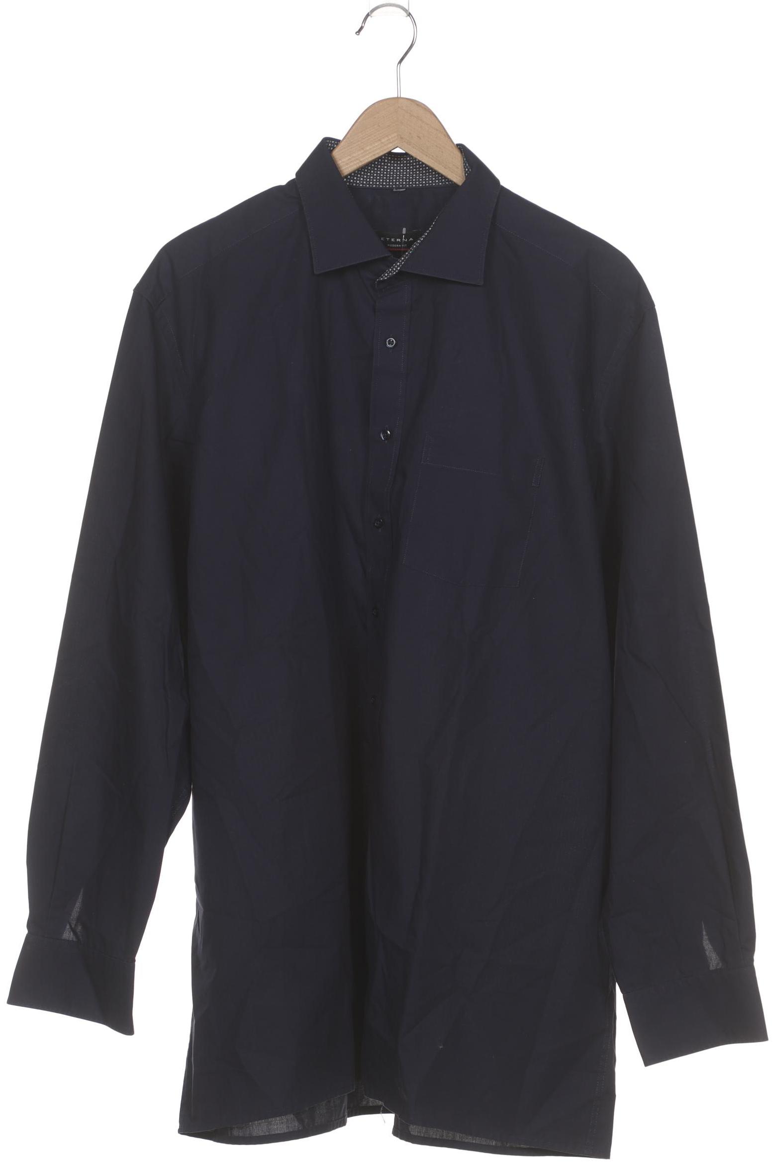 

eterna Herren Hemd, marineblau, Gr. 56