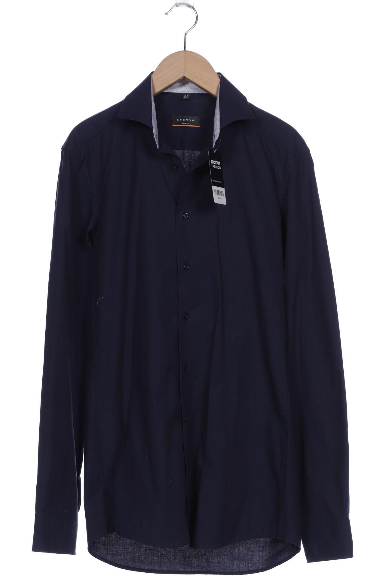 

eterna Herren Hemd, marineblau