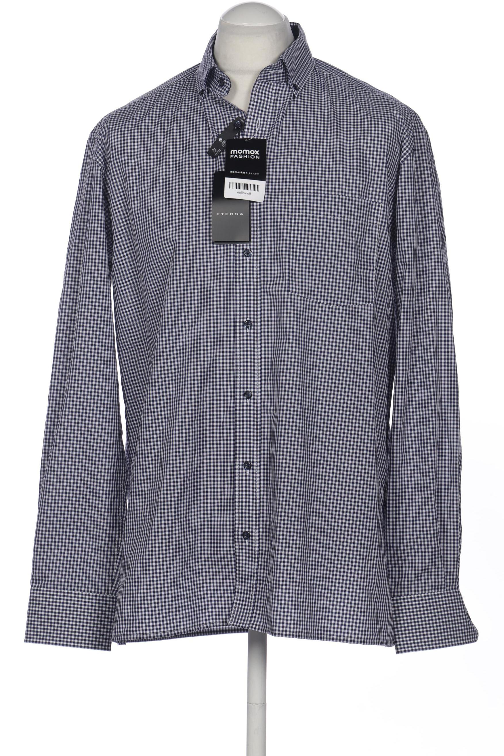 

eterna Herren Hemd, marineblau