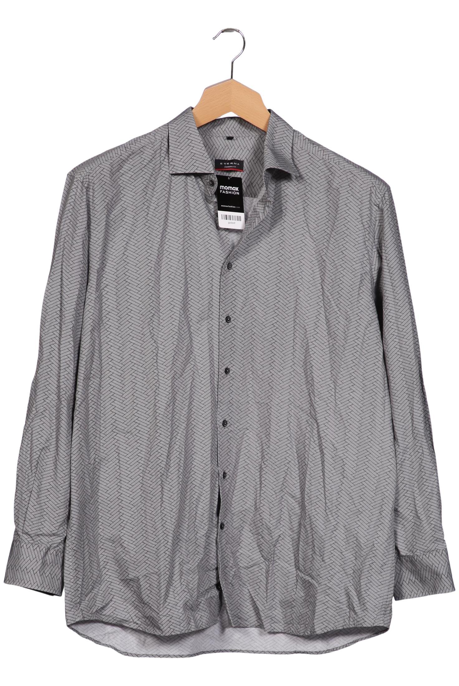 

eterna Herren Hemd, grau, Gr. 56