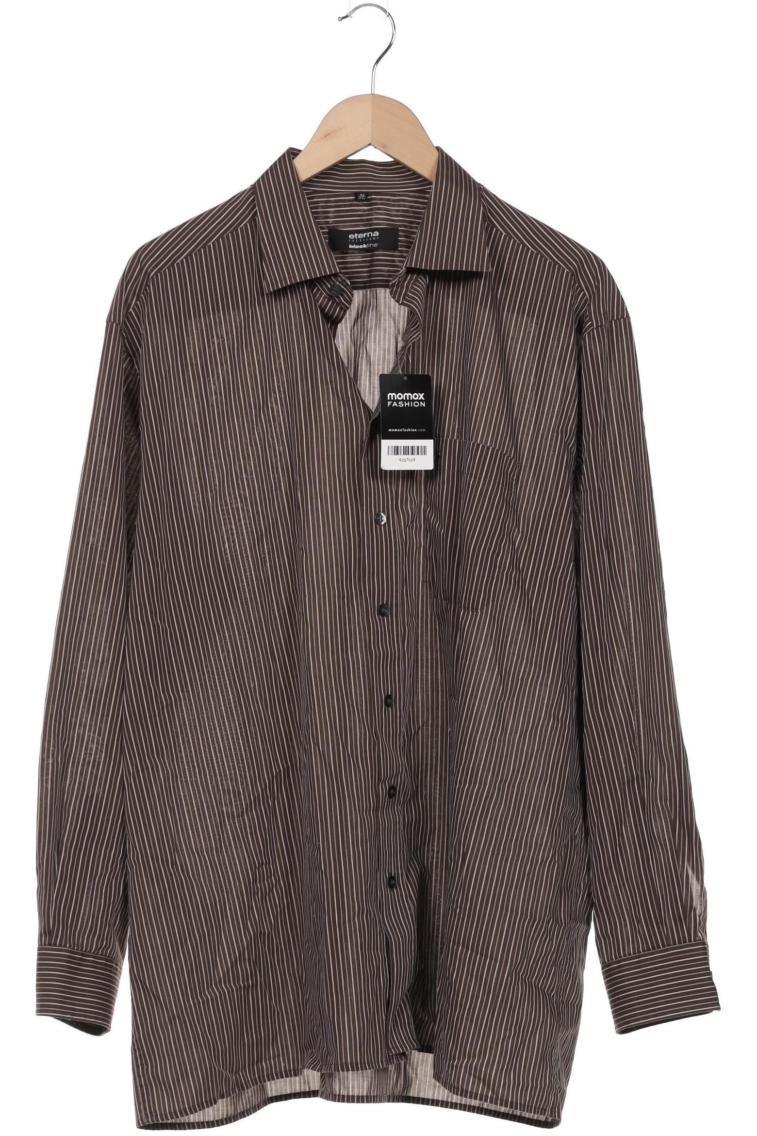 

eterna Herren Hemd, braun, Gr. 56