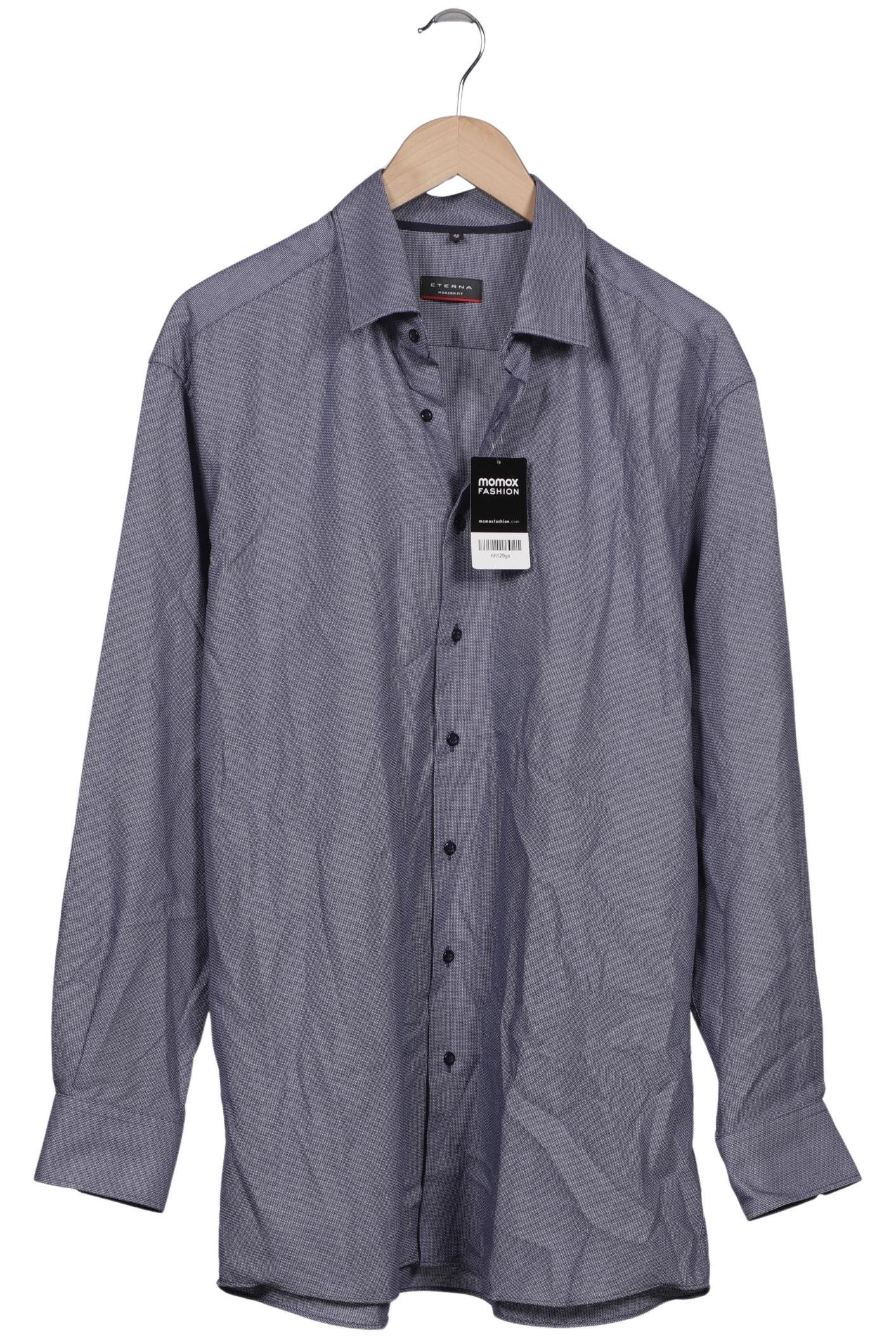 

eterna Herren Hemd, blau, Gr. 56