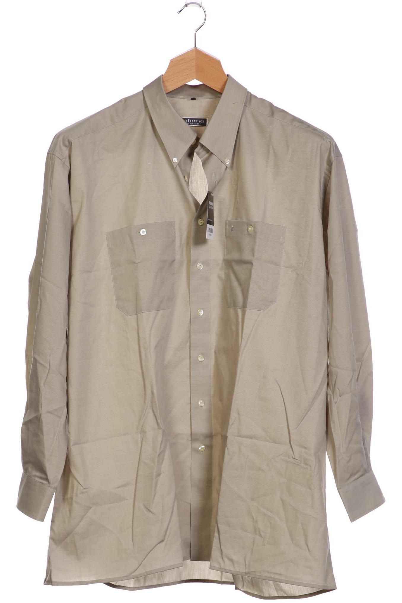 

eterna Herren Hemd, beige, Gr. 58
