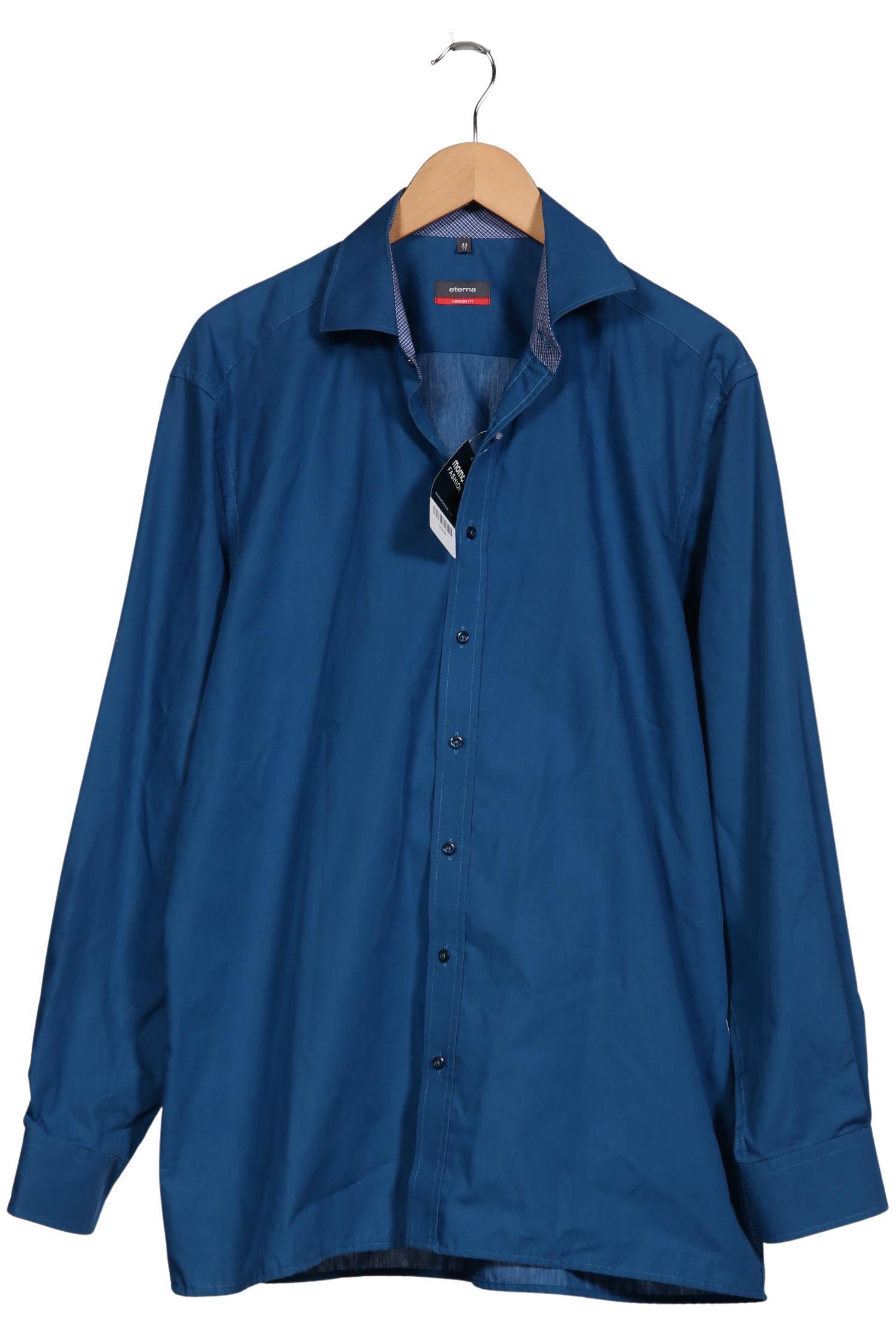 

eterna Herren Hemd, blau, Gr. 54