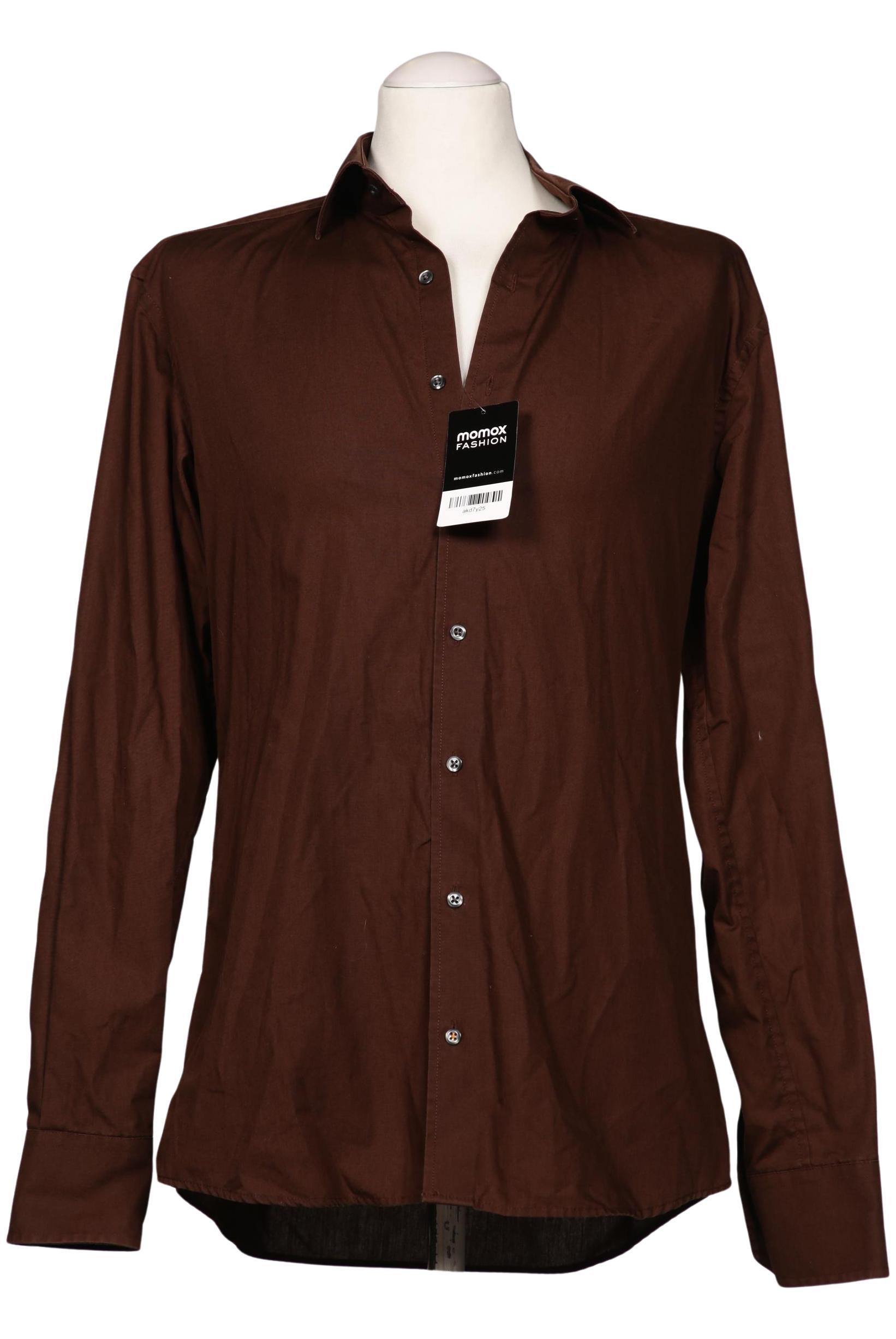 Thumbnail - eterna Herren Hemd, braun, Gr. 52