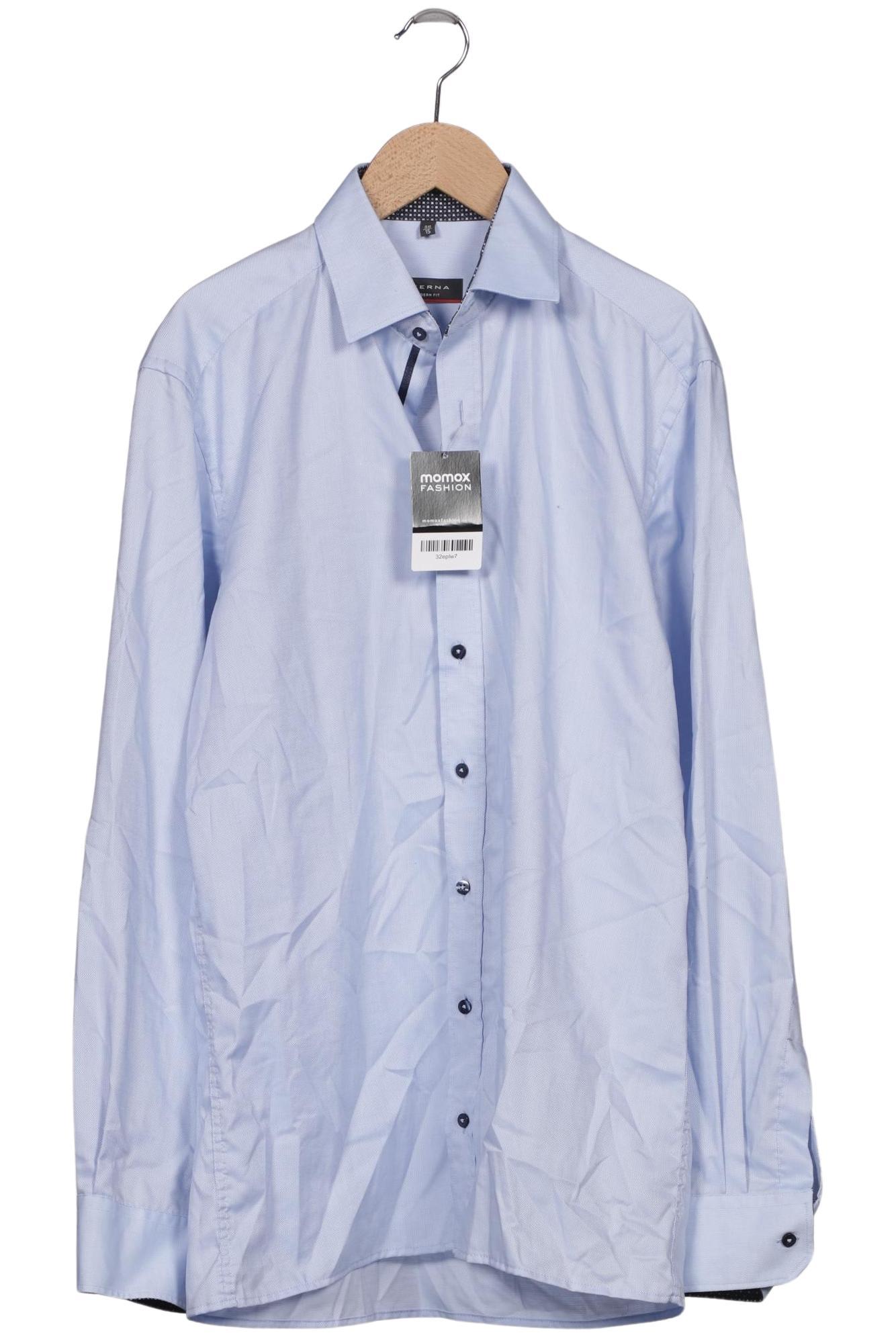 Thumbnail - eterna Herren Hemd, blau, Gr. 46