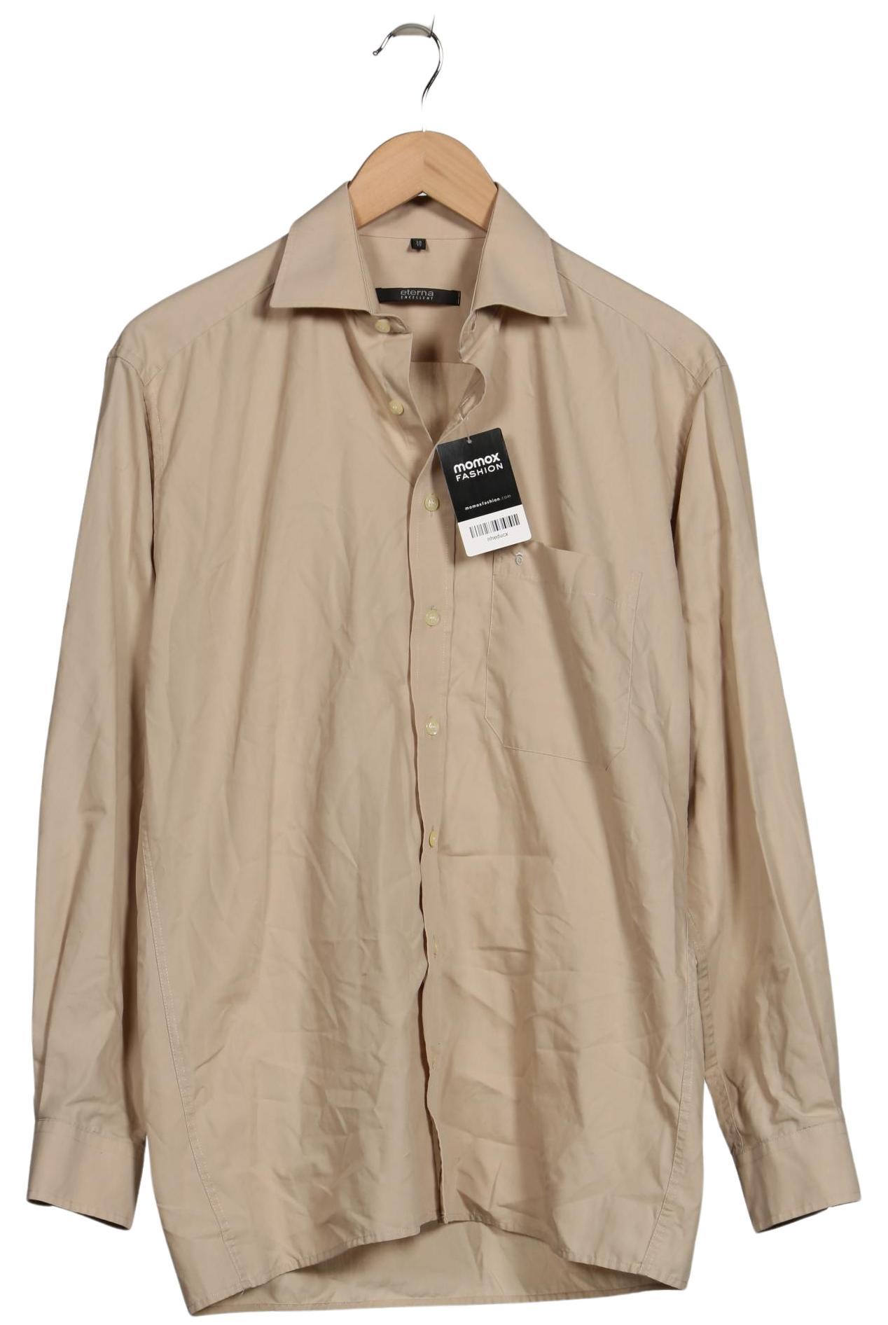 

eterna Herren Hemd, beige, Gr. 46
