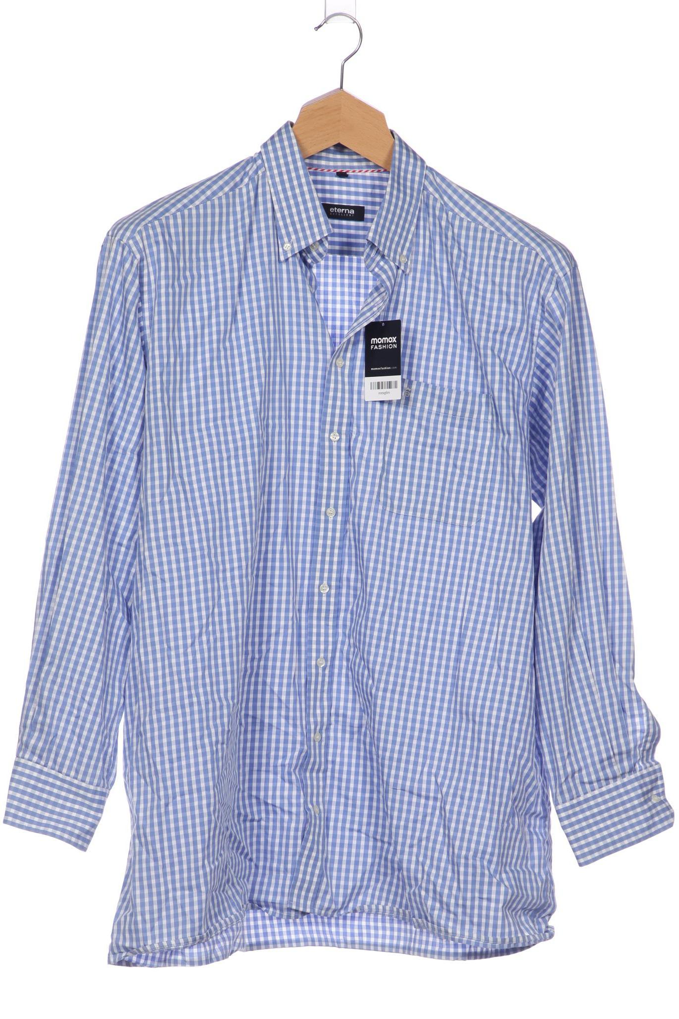 

eterna Herren Hemd, blau, Gr. 56