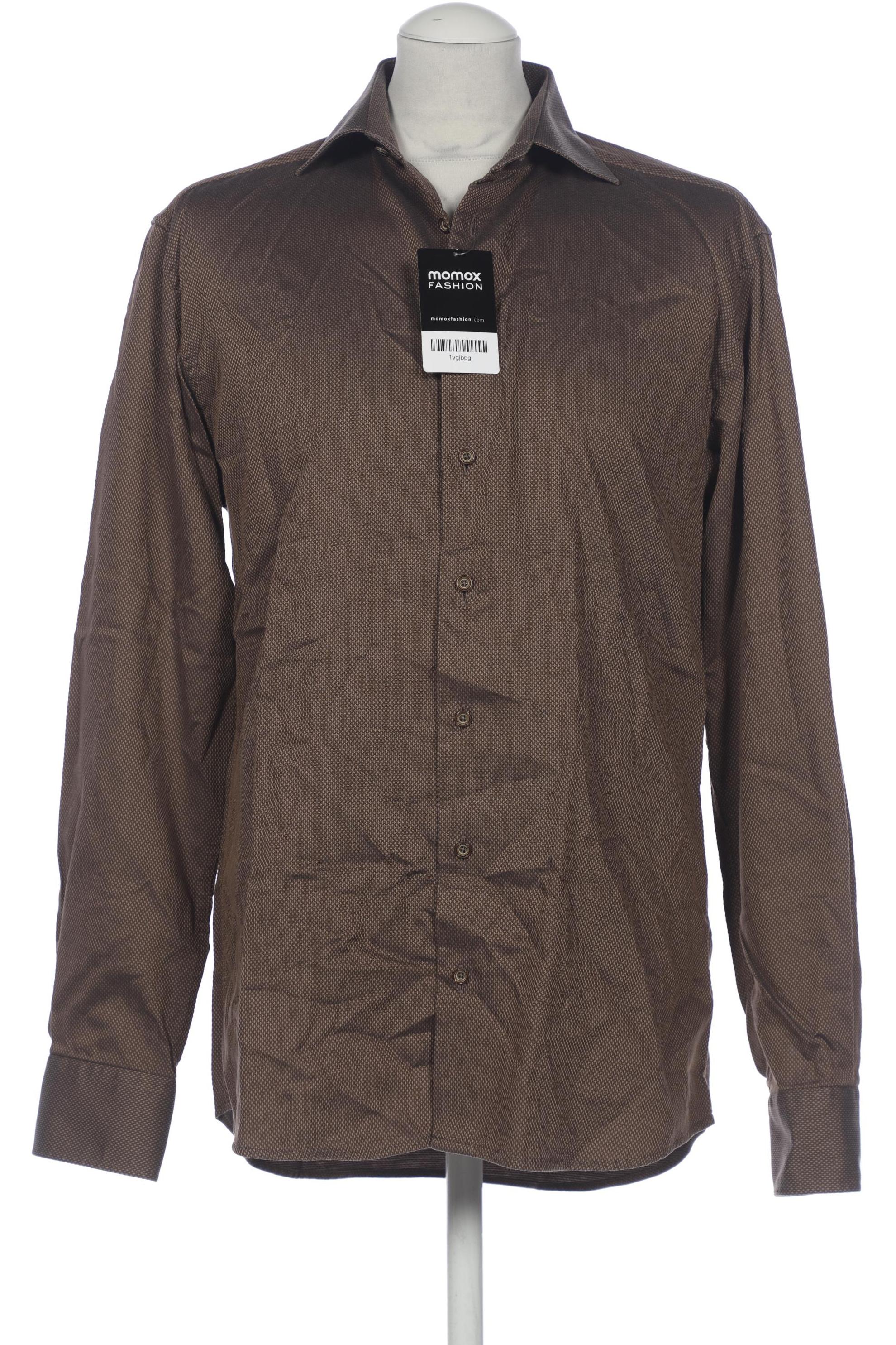 

eterna Herren Hemd, braun, Gr. 48