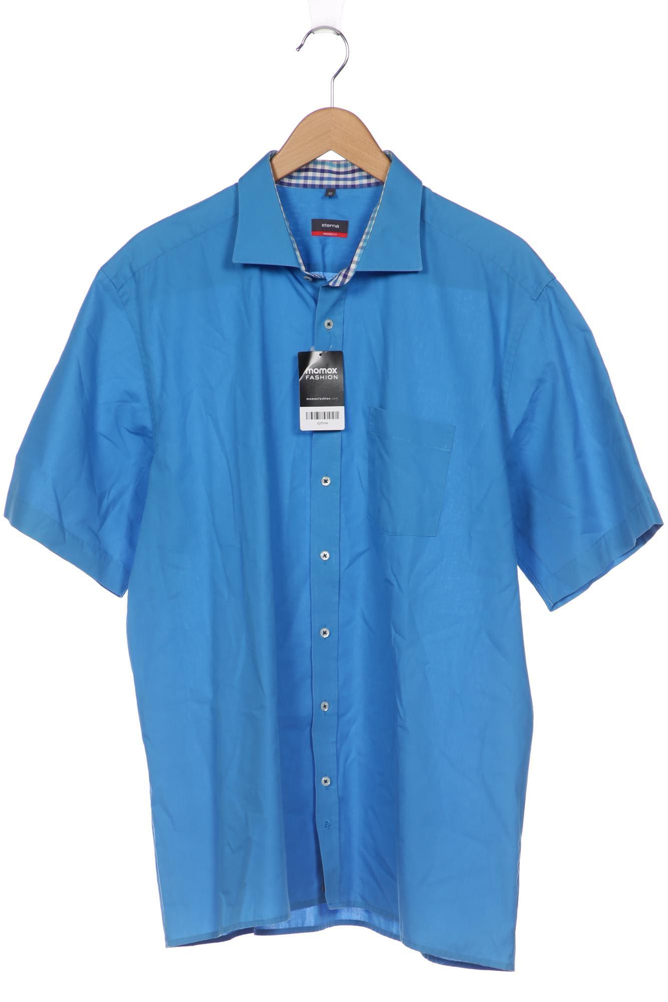 

eterna Herren Hemd, blau