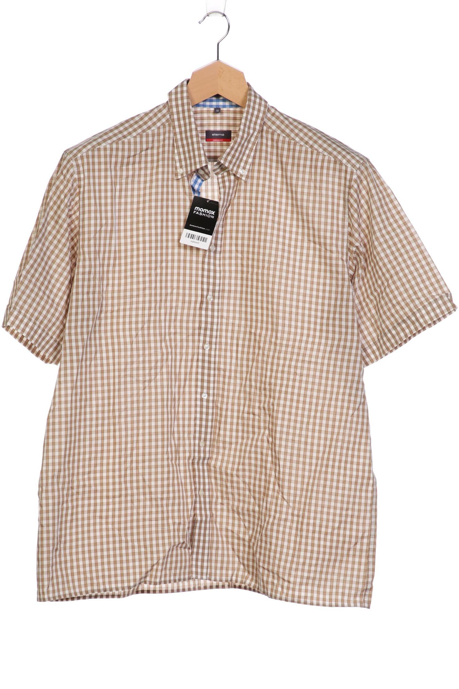 

eterna Herren Hemd, braun, Gr. 56