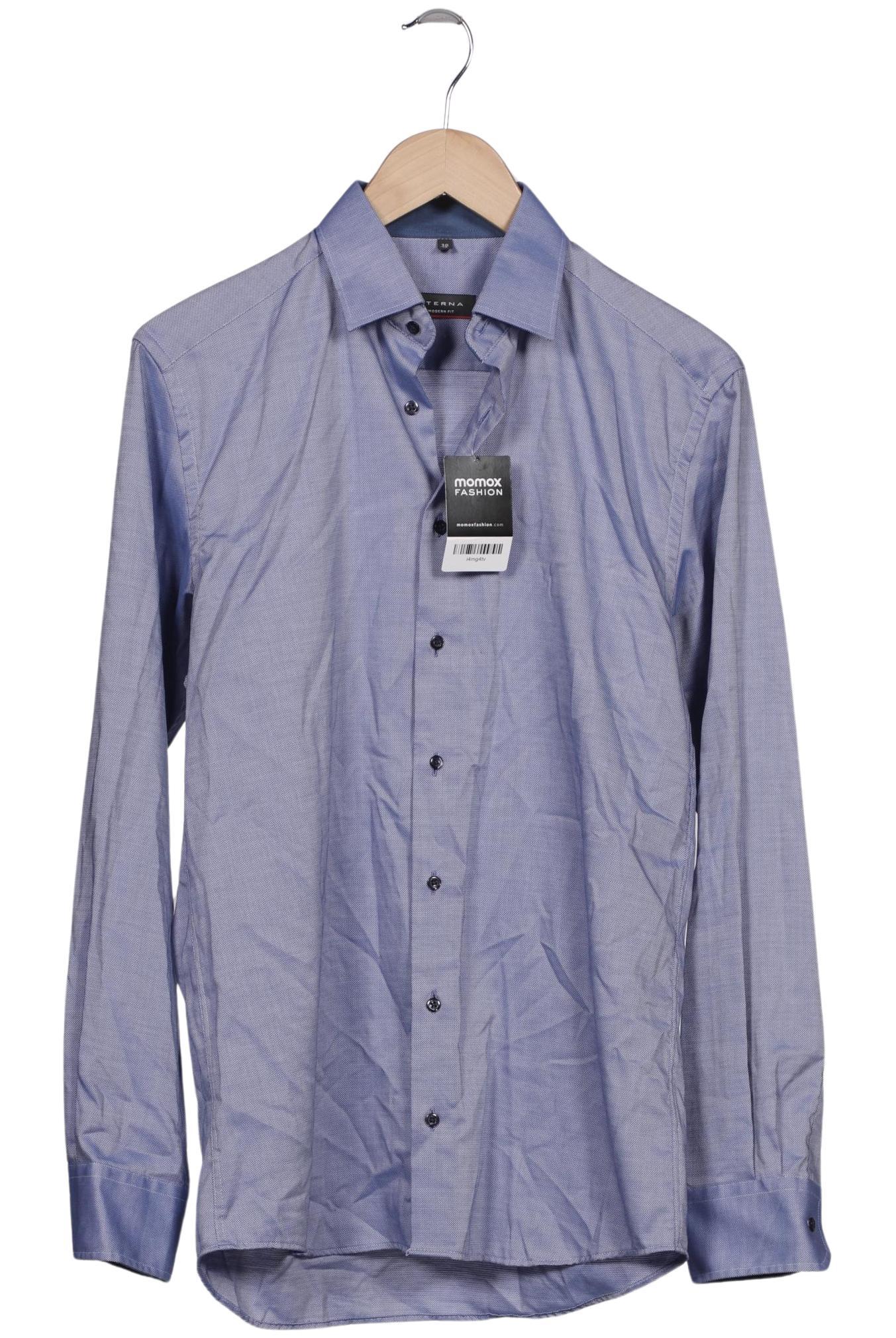 Thumbnail - eterna Herren Hemd, blau, Gr. 46