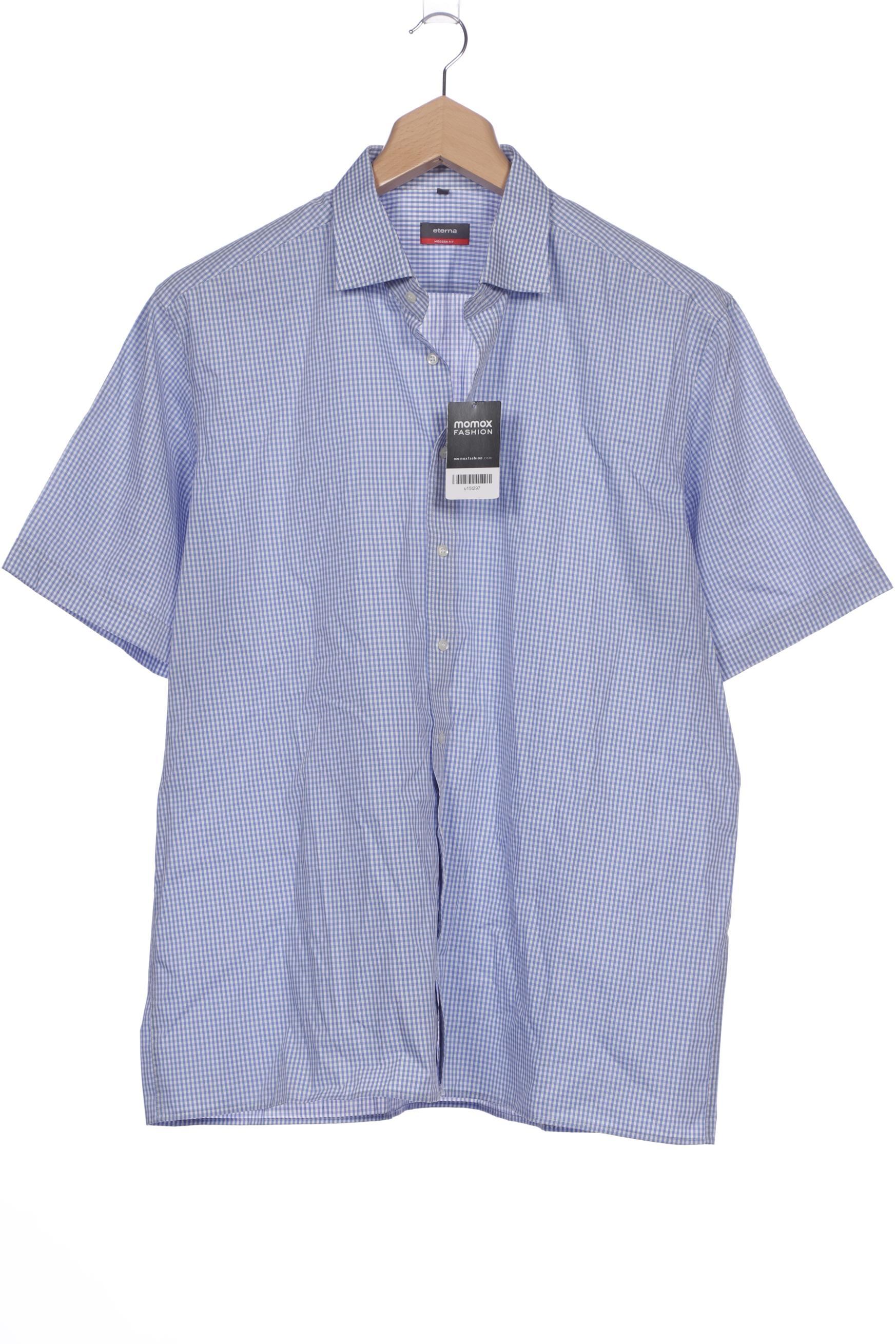 

eterna Herren Hemd, blau, Gr. 56