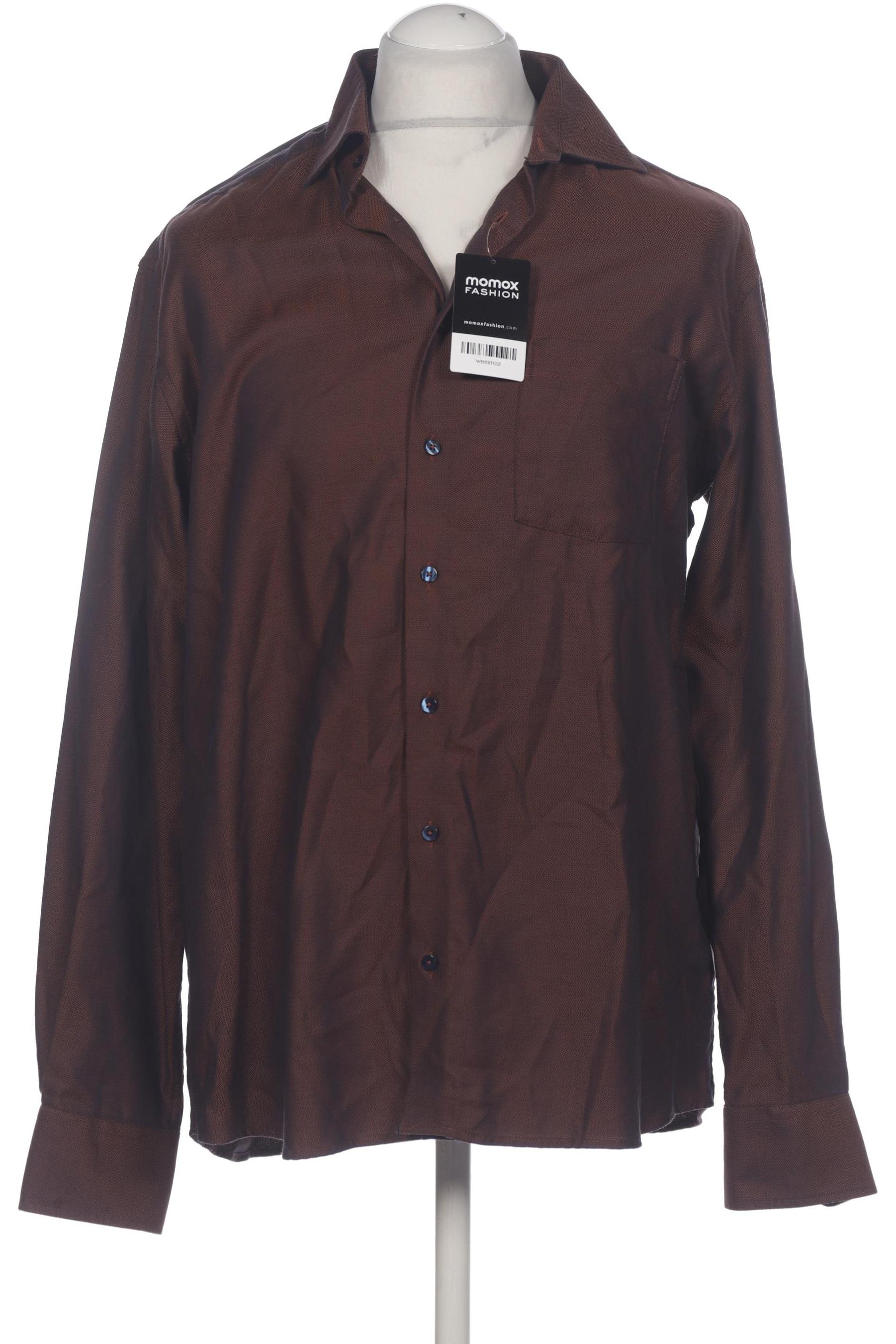 

eterna Herren Hemd, braun, Gr. 52