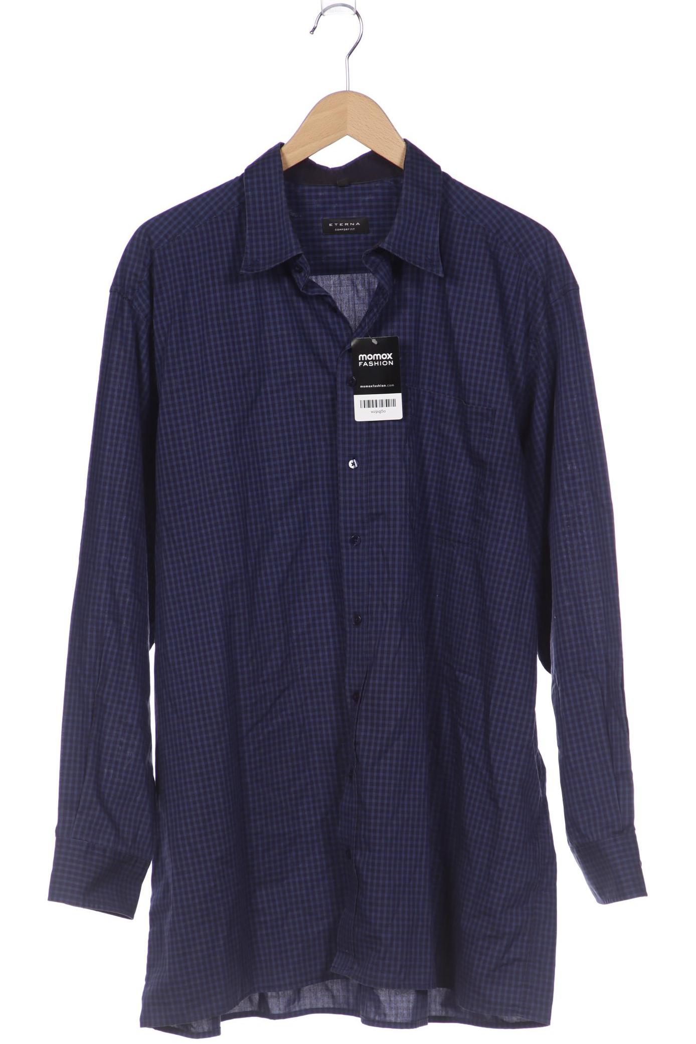 

eterna Herren Hemd, marineblau