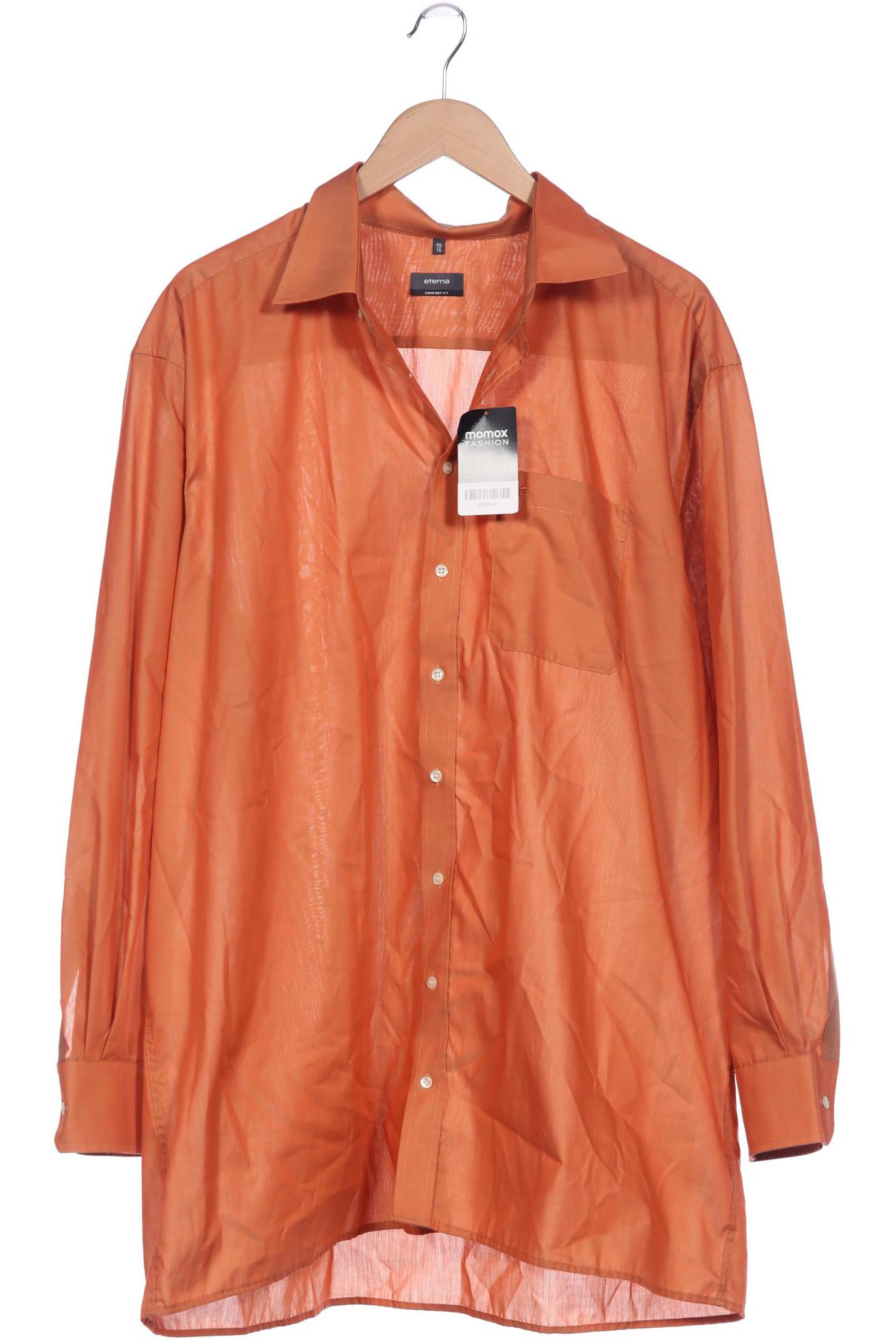 

eterna Herren Hemd, orange, Gr. 46