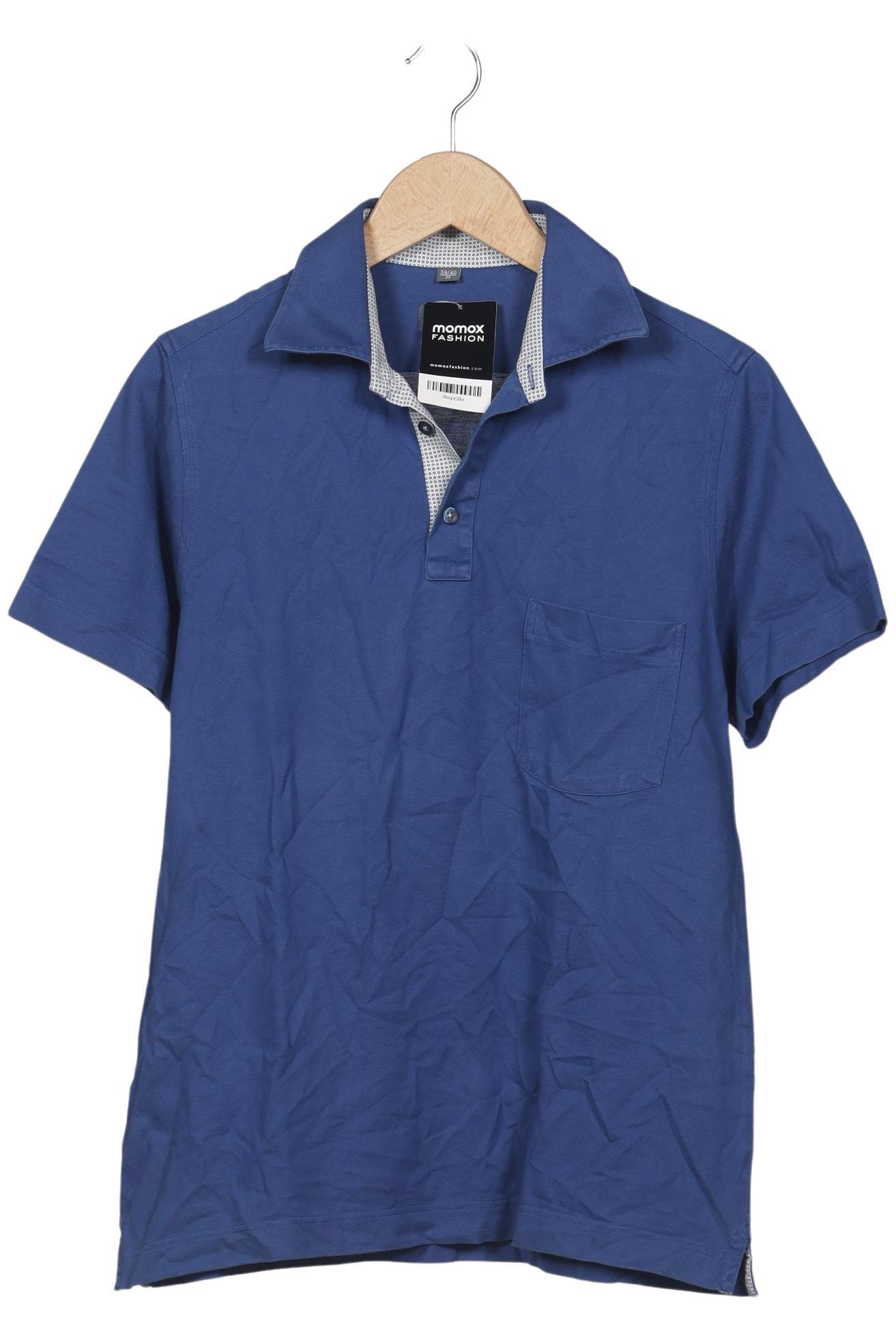 Thumbnail - eterna Herren Poloshirt, blau, Gr. 48