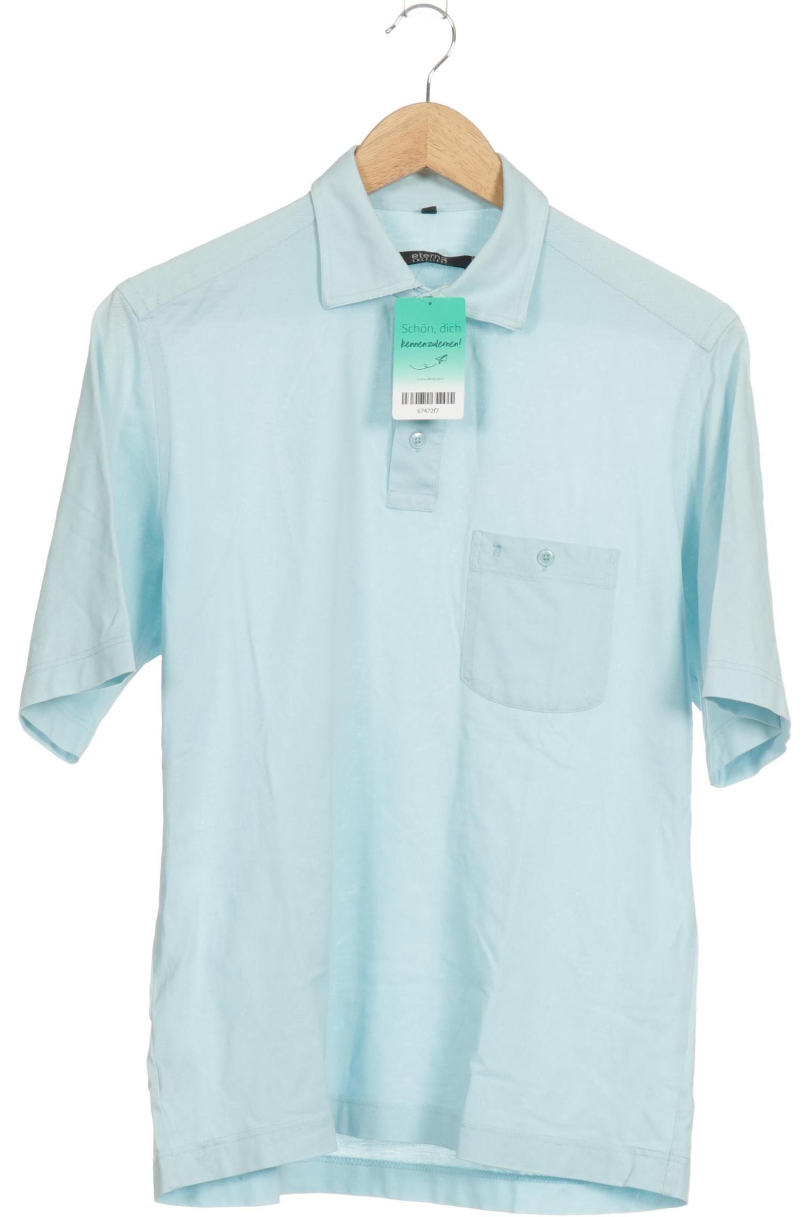 

eterna Herren Poloshirt, blau, Gr. 52