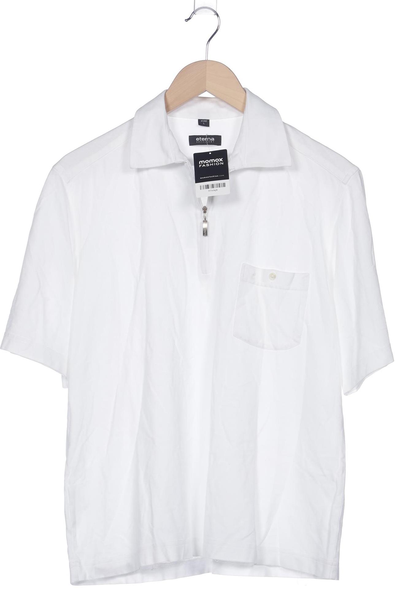 

eterna Herren Poloshirt, weiß, Gr. 52