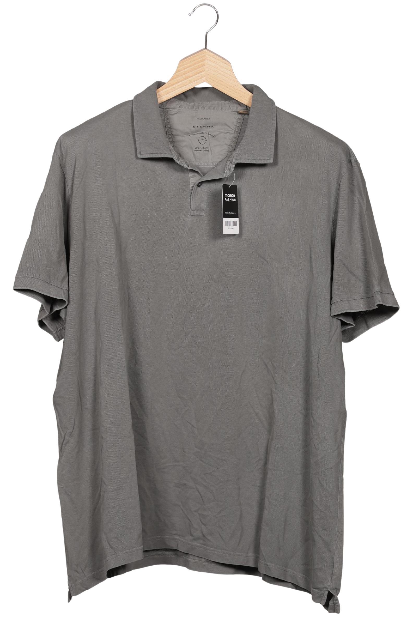 

eterna Herren Poloshirt, grau, Gr. 62