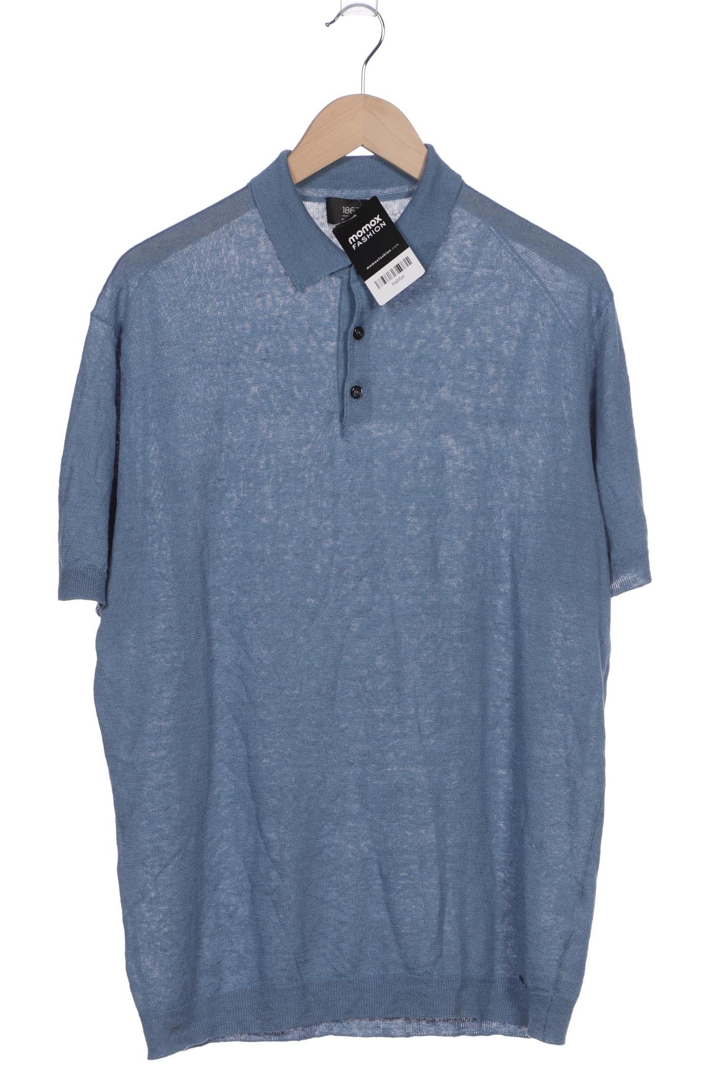 

eterna Herren Poloshirt, blau, Gr. 54