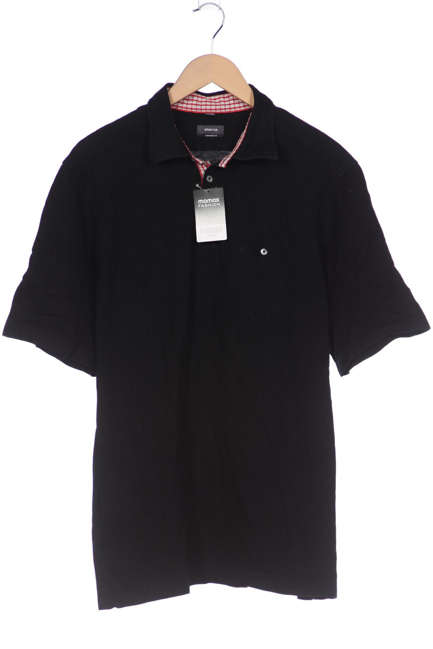 

eterna Herren Poloshirt, schwarz