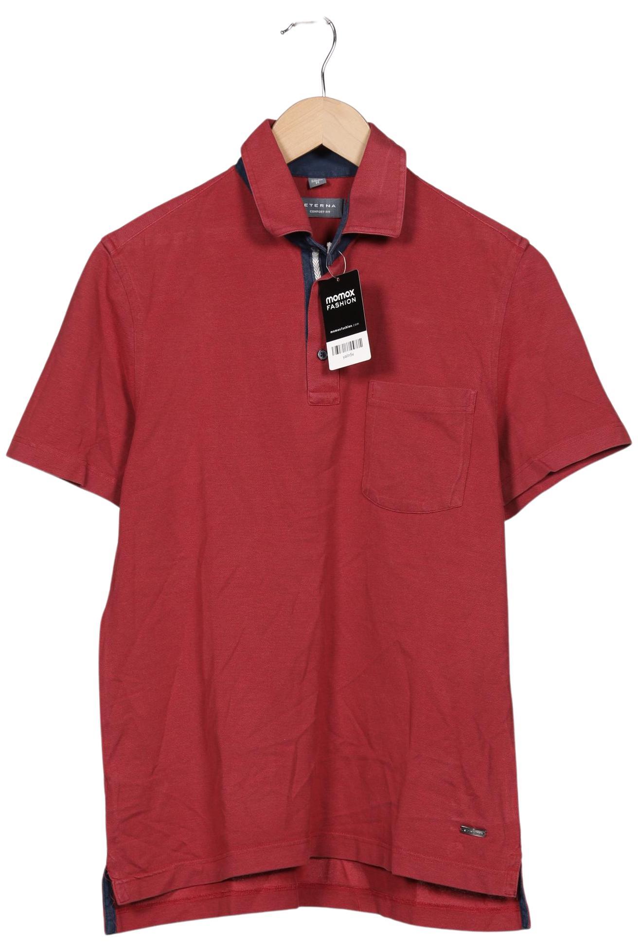 Thumbnail - eterna Herren Poloshirt, rot, Gr. 48