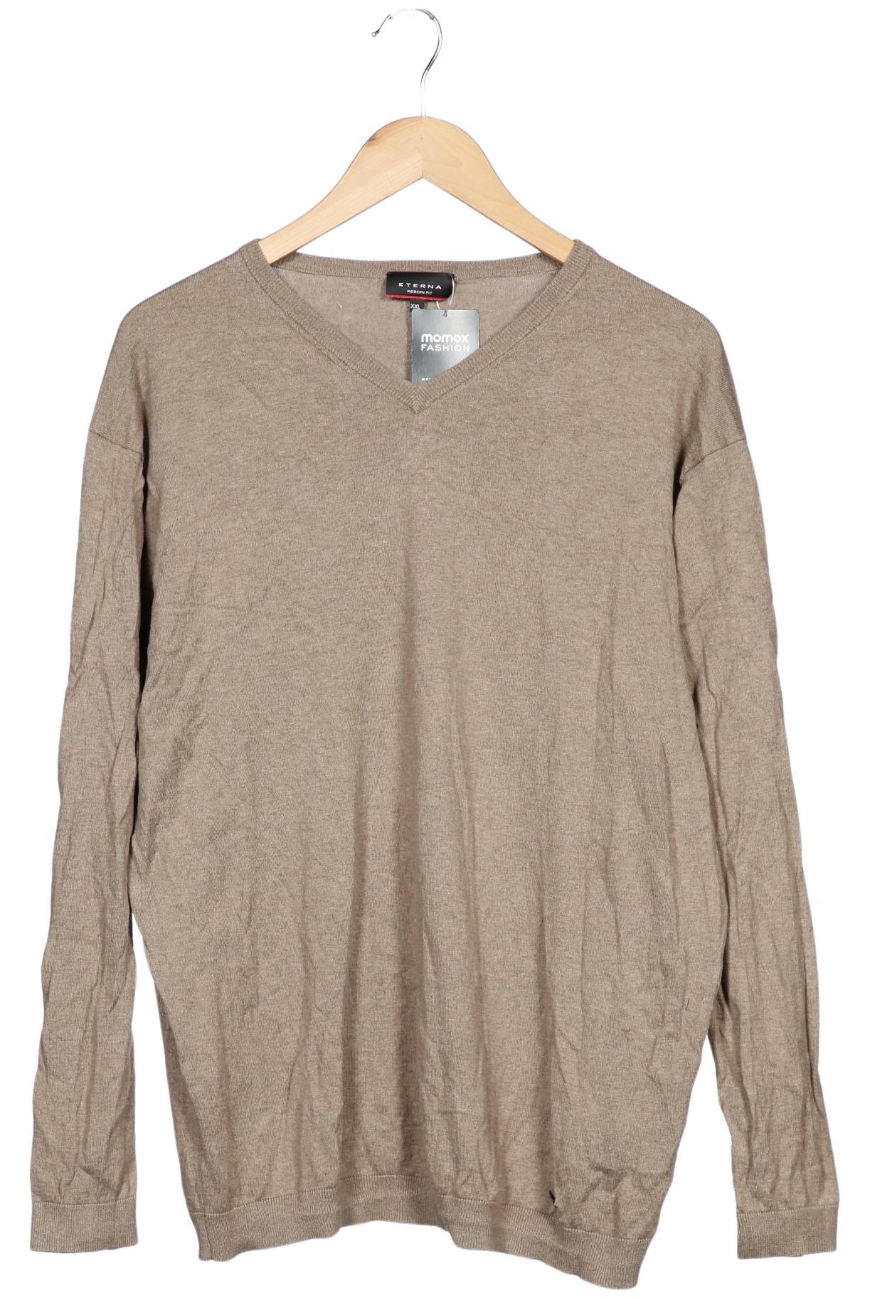 

eterna Herren Pullover, beige, Gr. 56