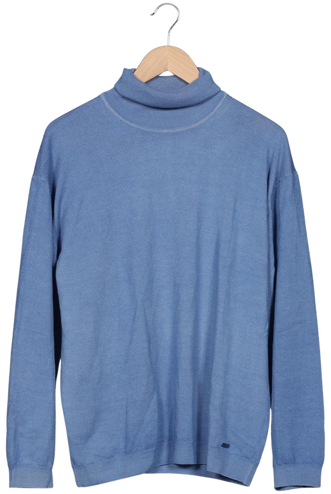 

eterna Herren Pullover, blau, Gr. 58