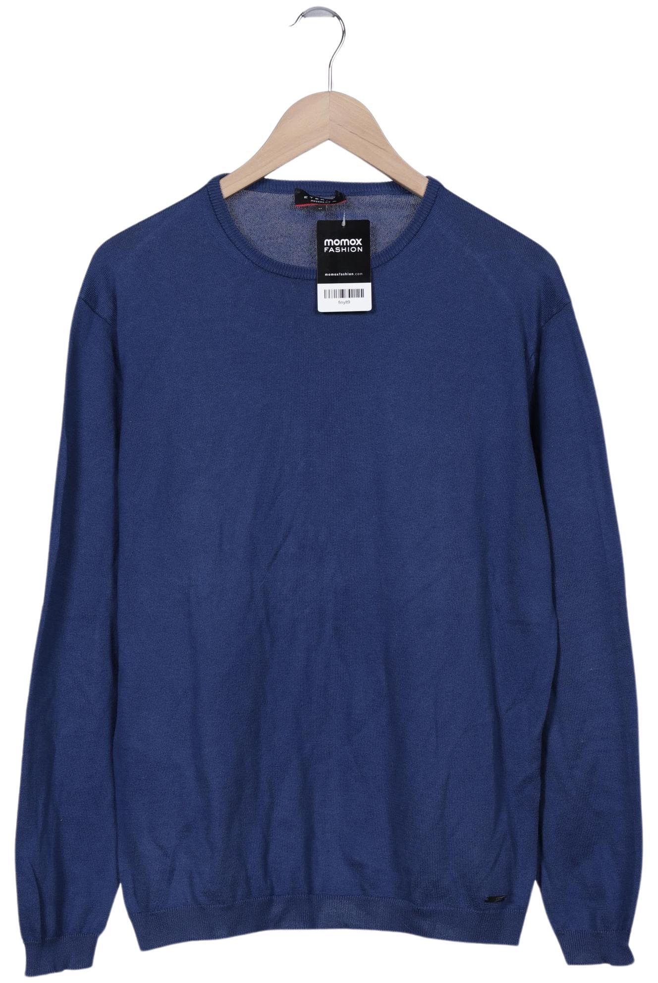 

eterna Herren Pullover, blau, Gr. 48