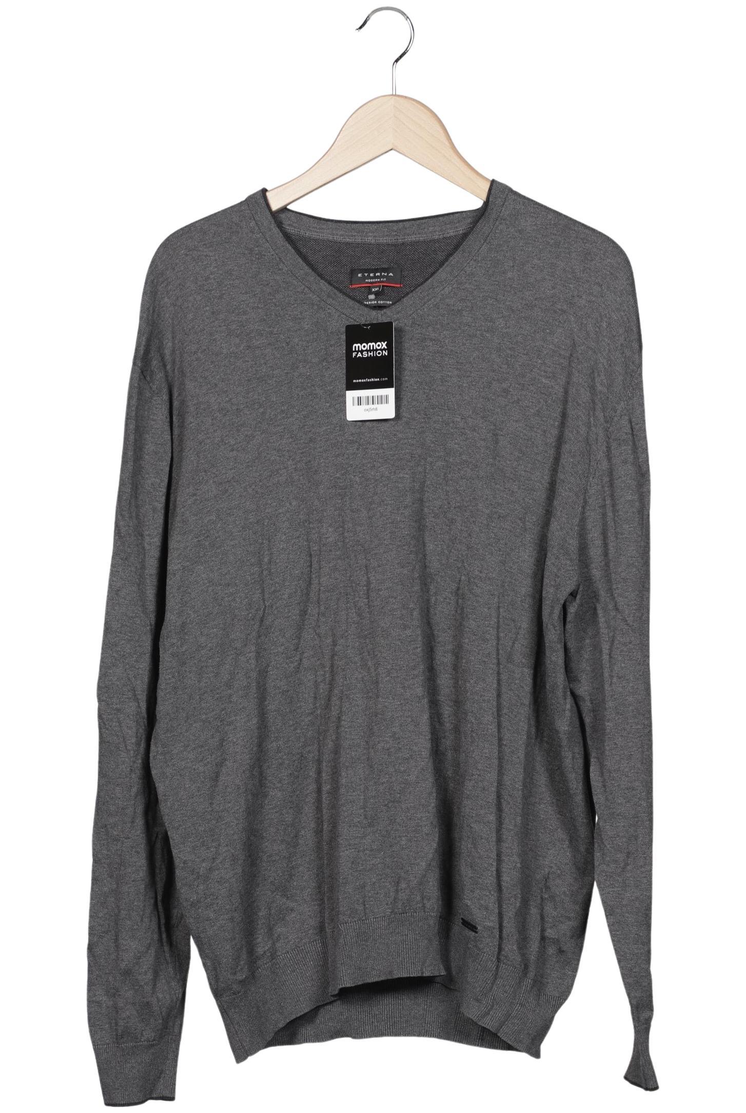 Thumbnail - eterna Herren Pullover, grau, Gr. 56