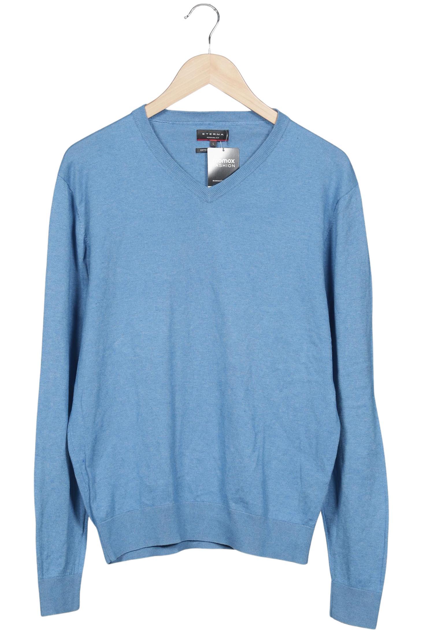

eterna Herren Pullover, hellblau, Gr. 52