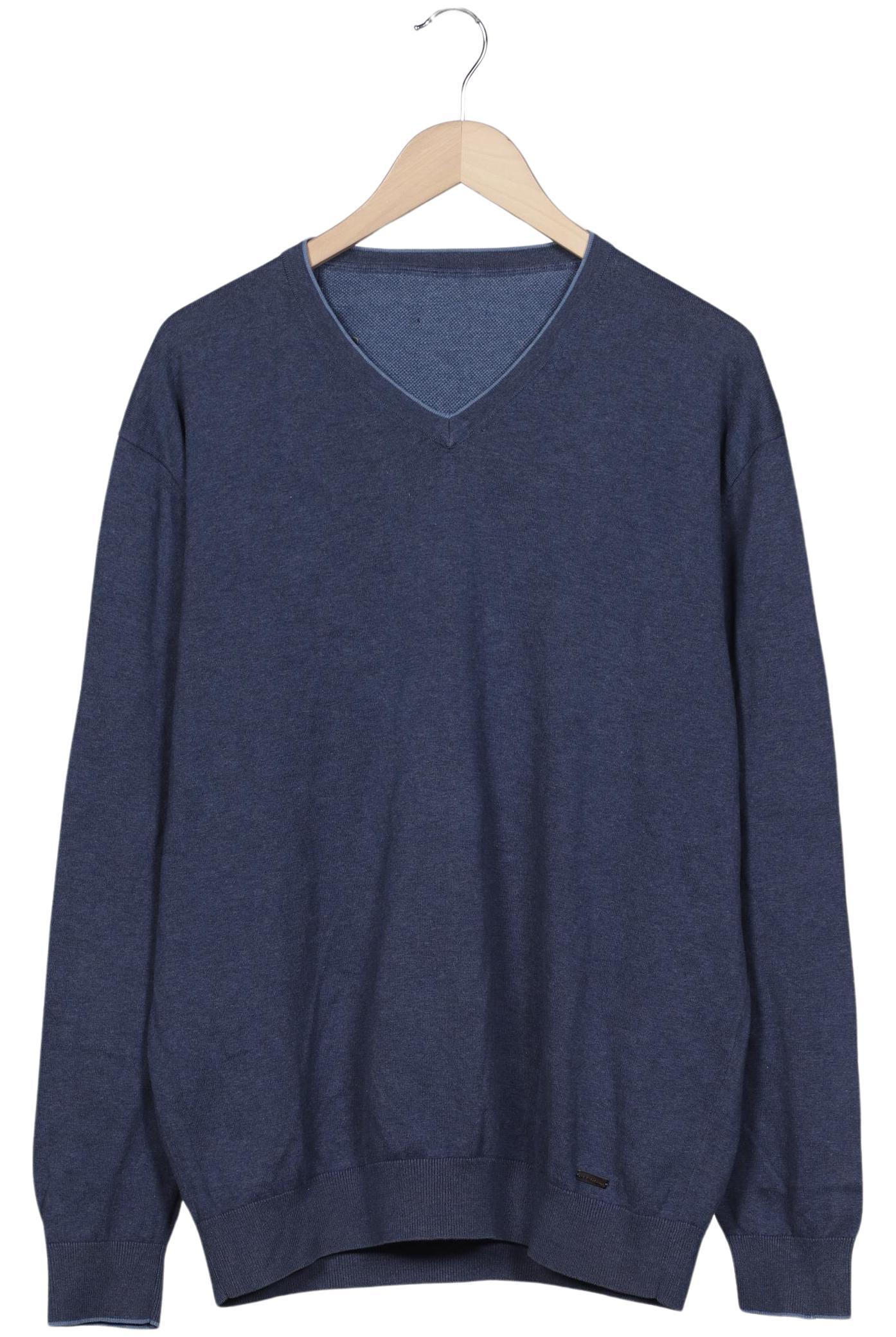 Thumbnail - eterna Herren Pullover, blau, Gr. 58