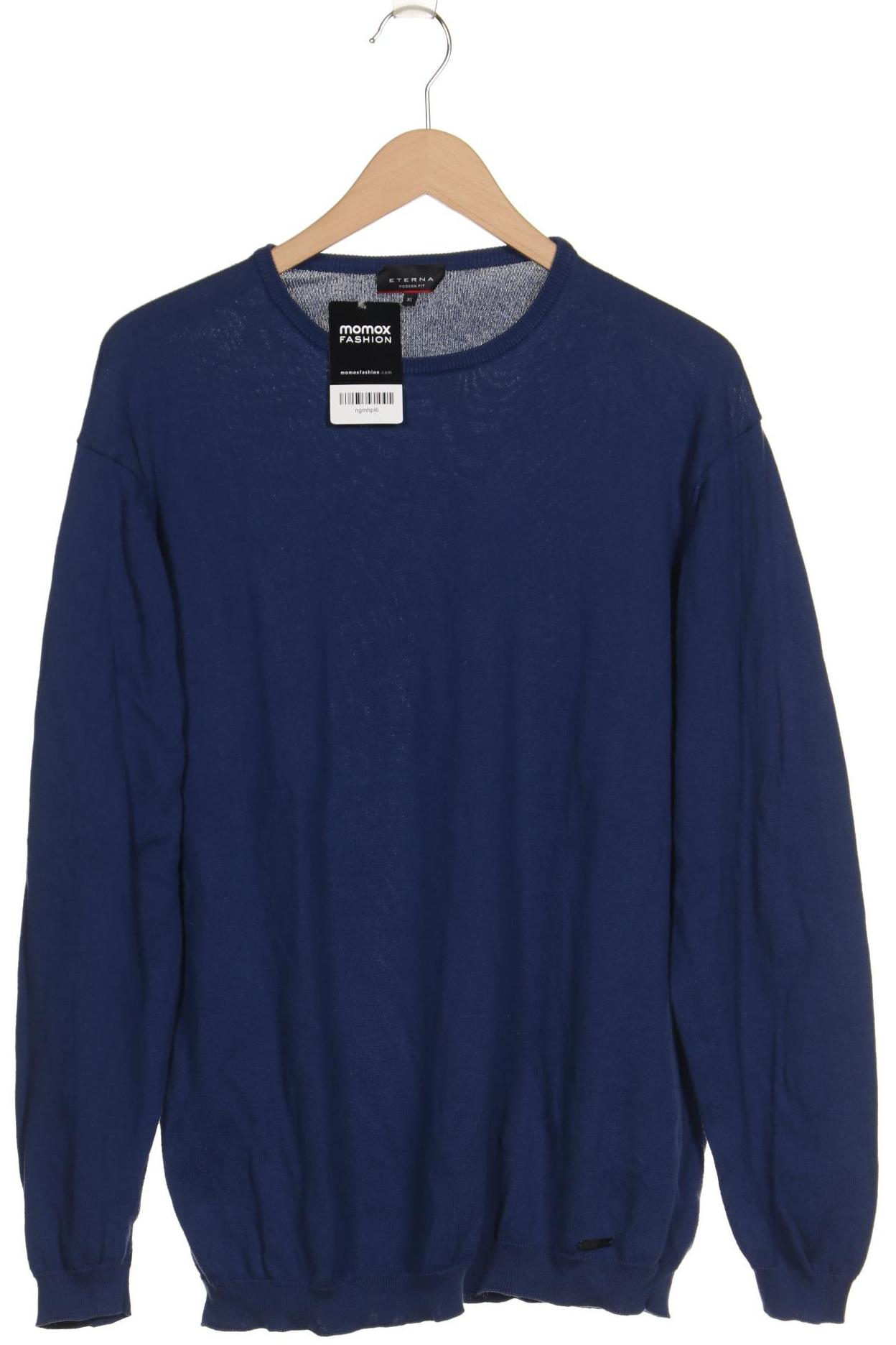 

eterna Herren Pullover, blau, Gr. 54